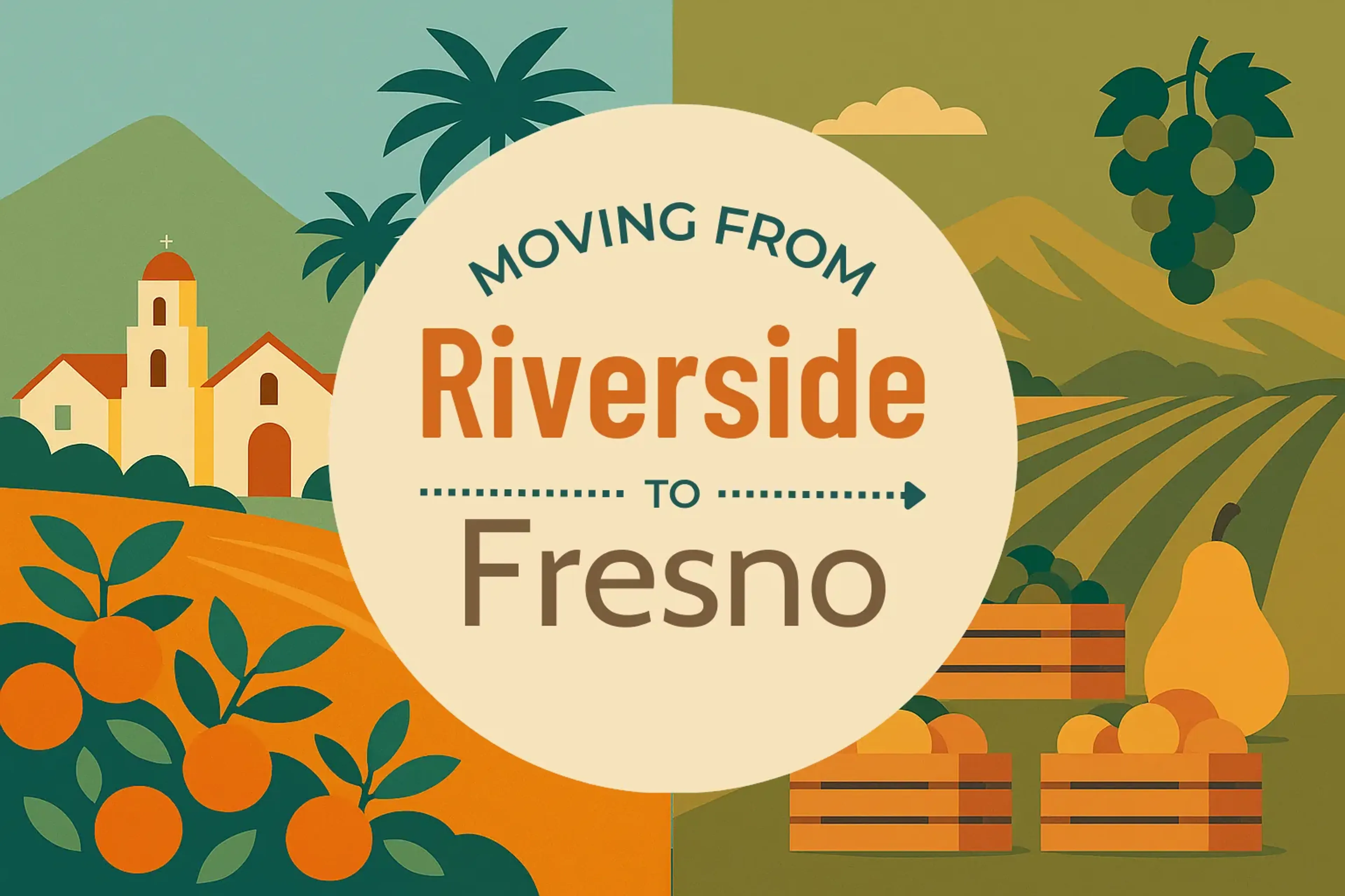 Side-by-side comparison of Riverside to Fresno moving companies