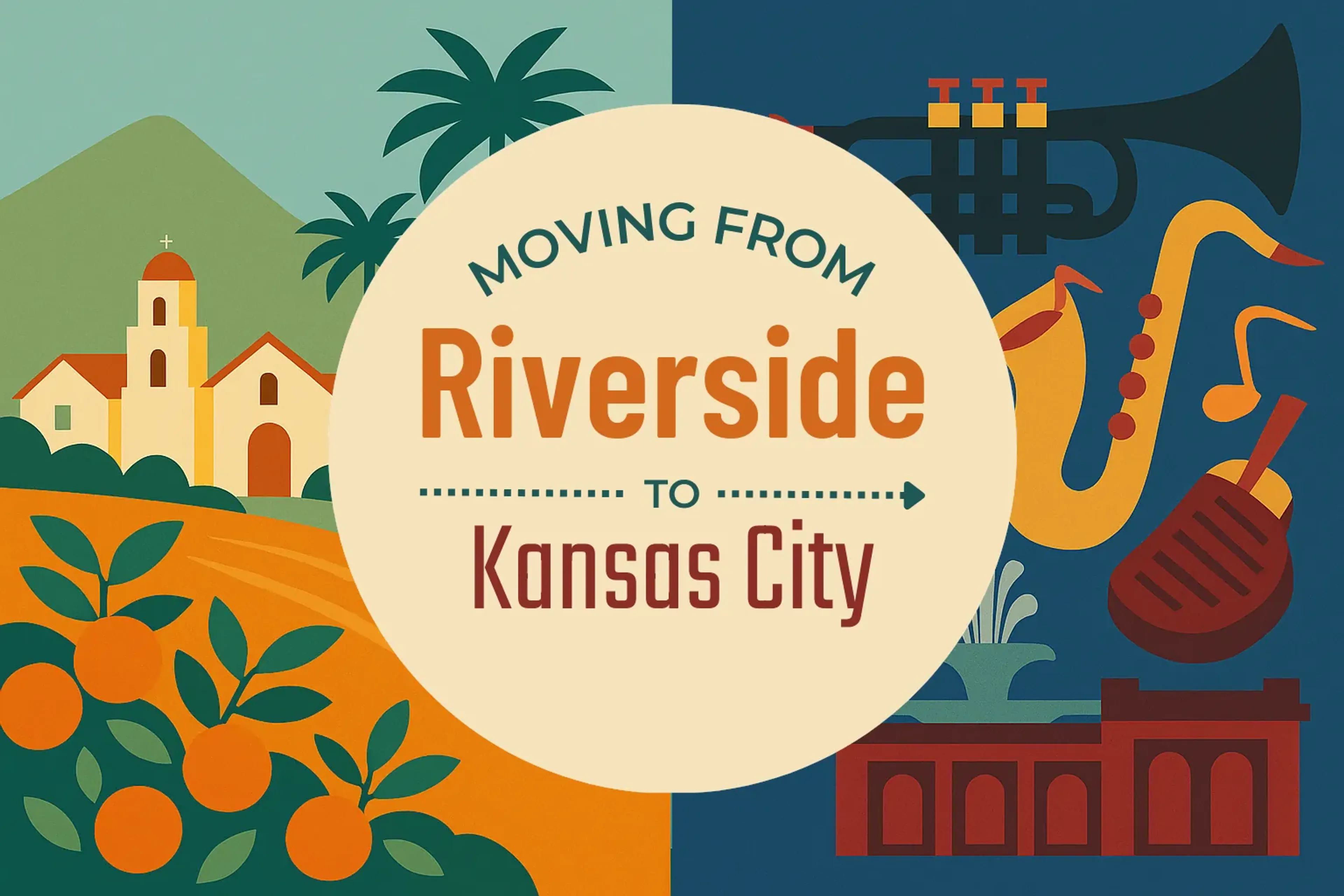 Side-by-side comparison of Riverside to Kansas City moving companies