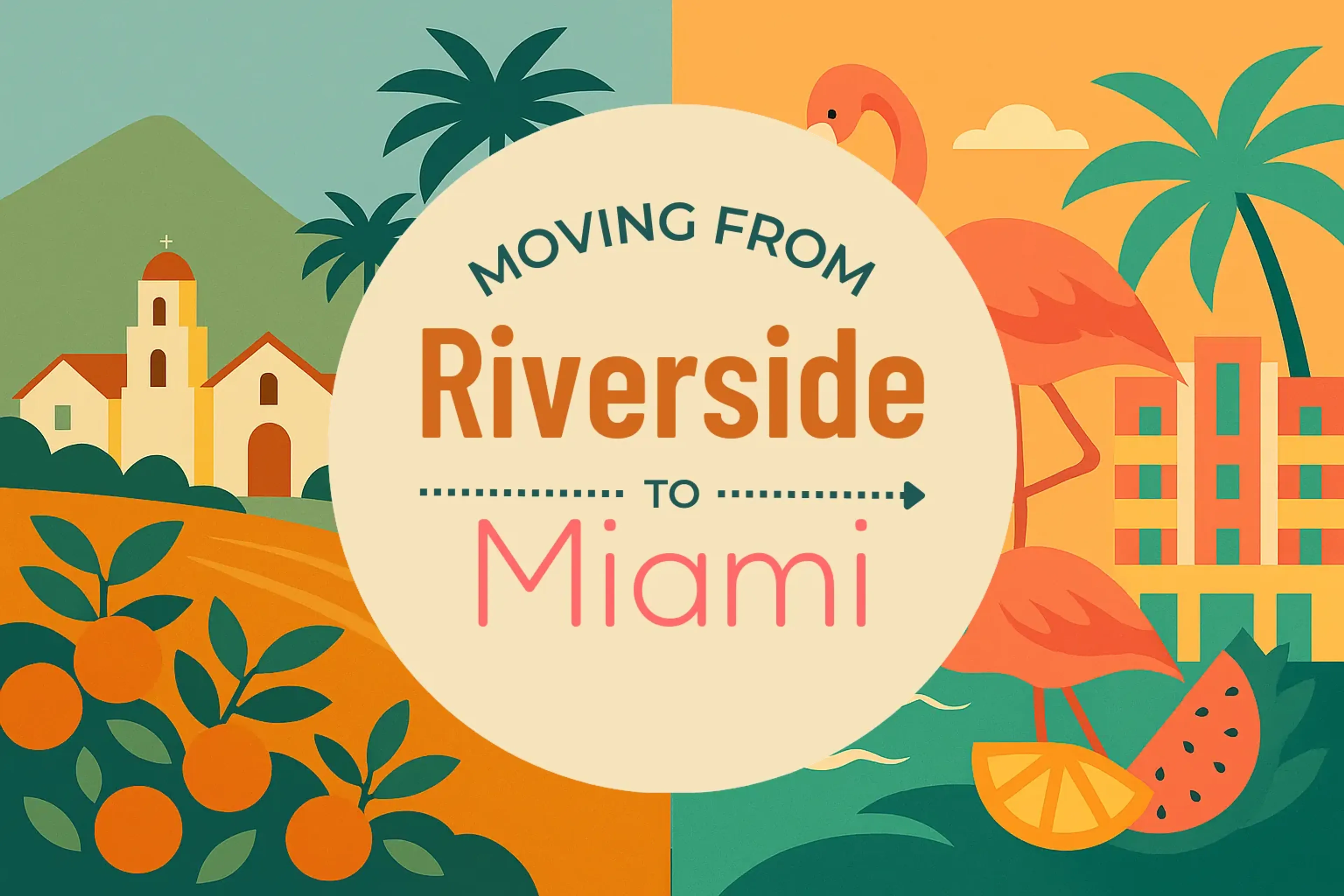 Side-by-side comparison of Riverside to Miami moving companies