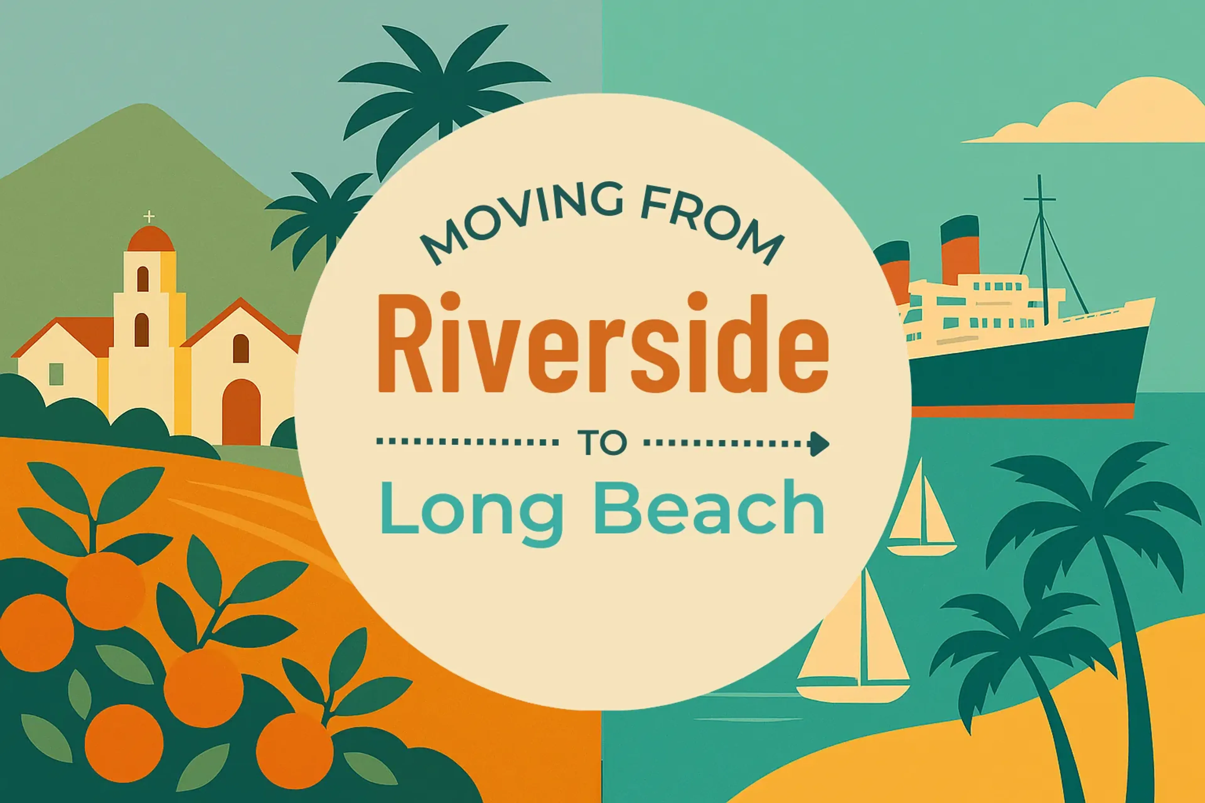 Side-by-side comparison of Riverside to Long Beach moving companies