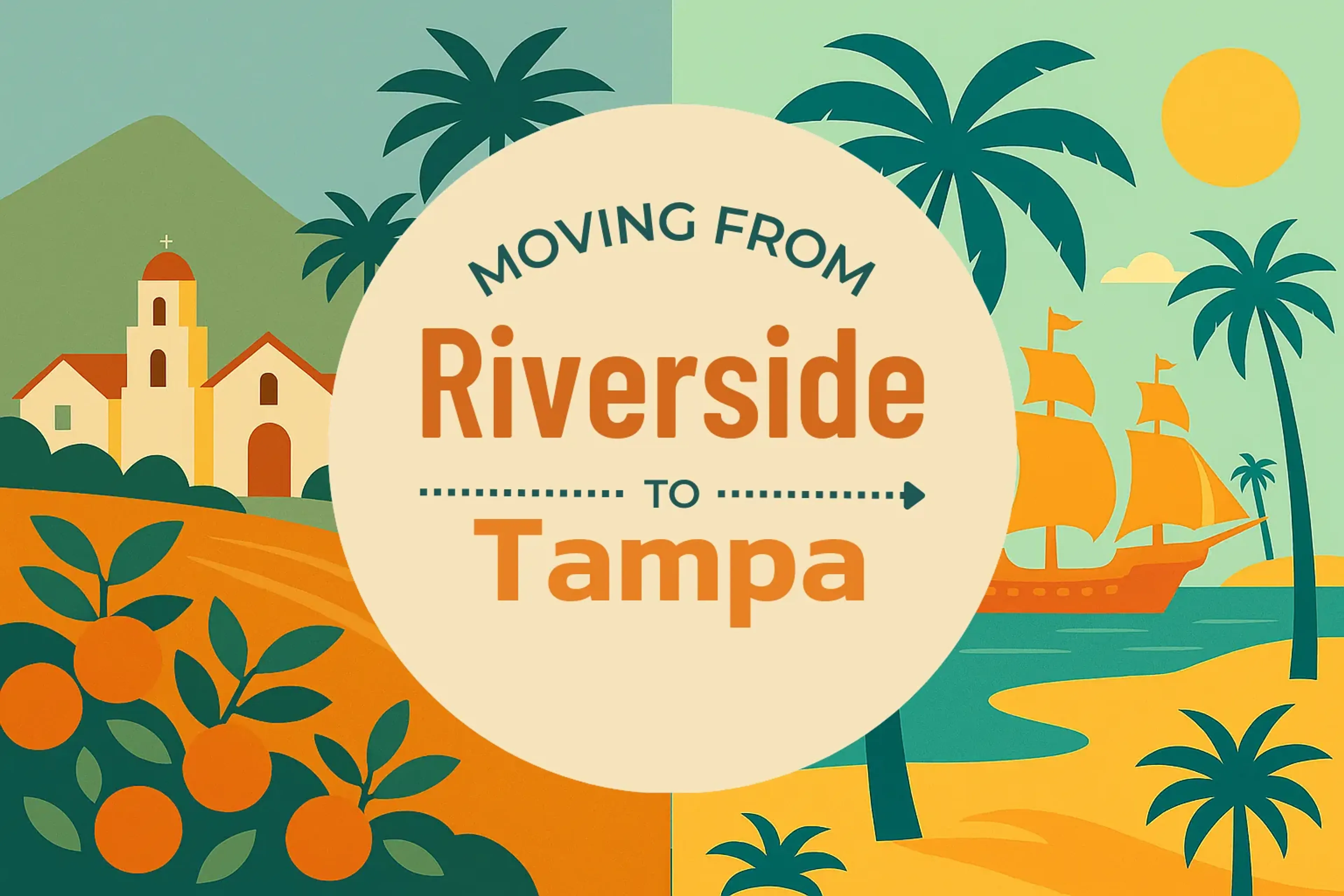 Side-by-side comparison of Riverside to Tampa moving companies