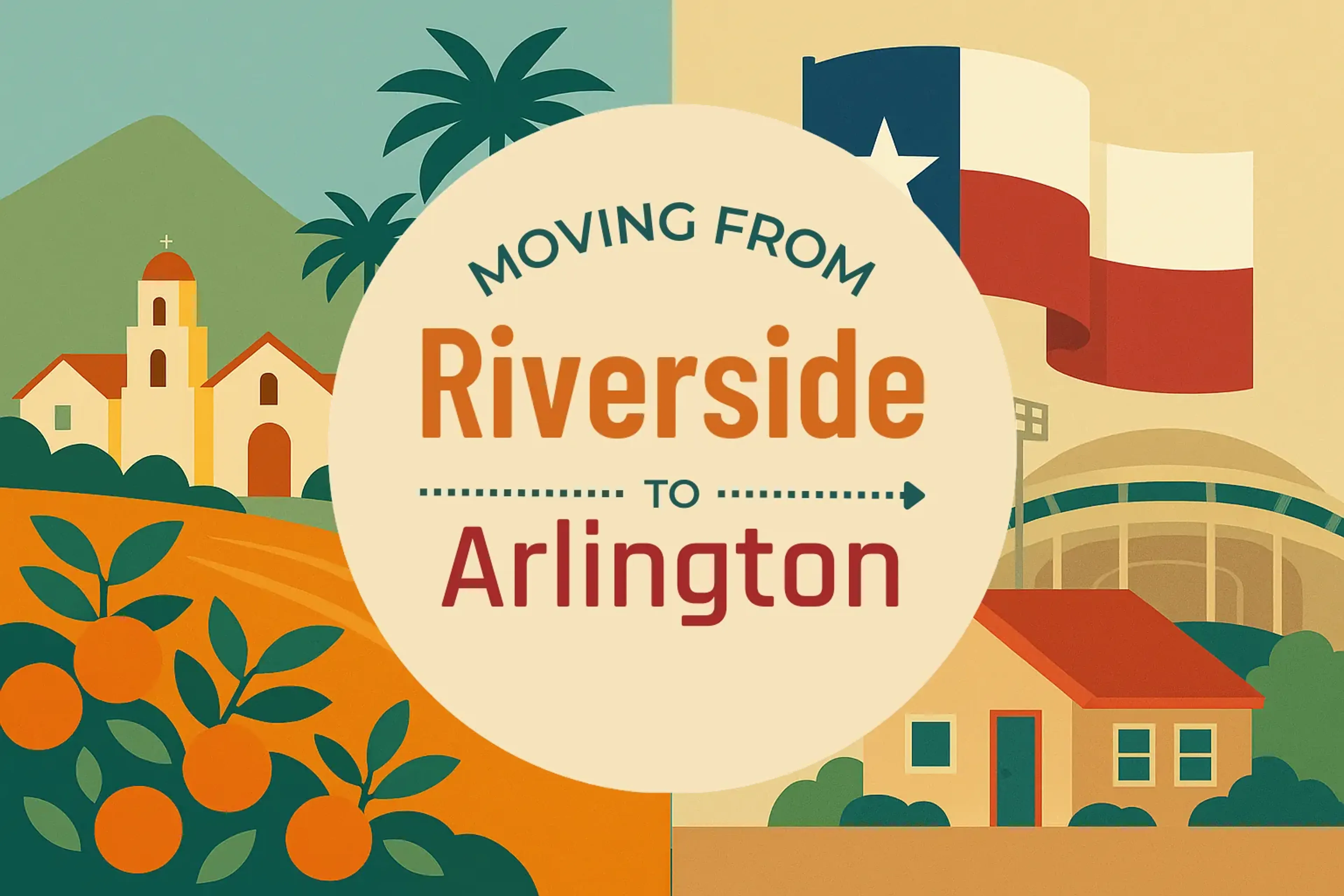 Side-by-side comparison of Riverside to Arlington moving companies