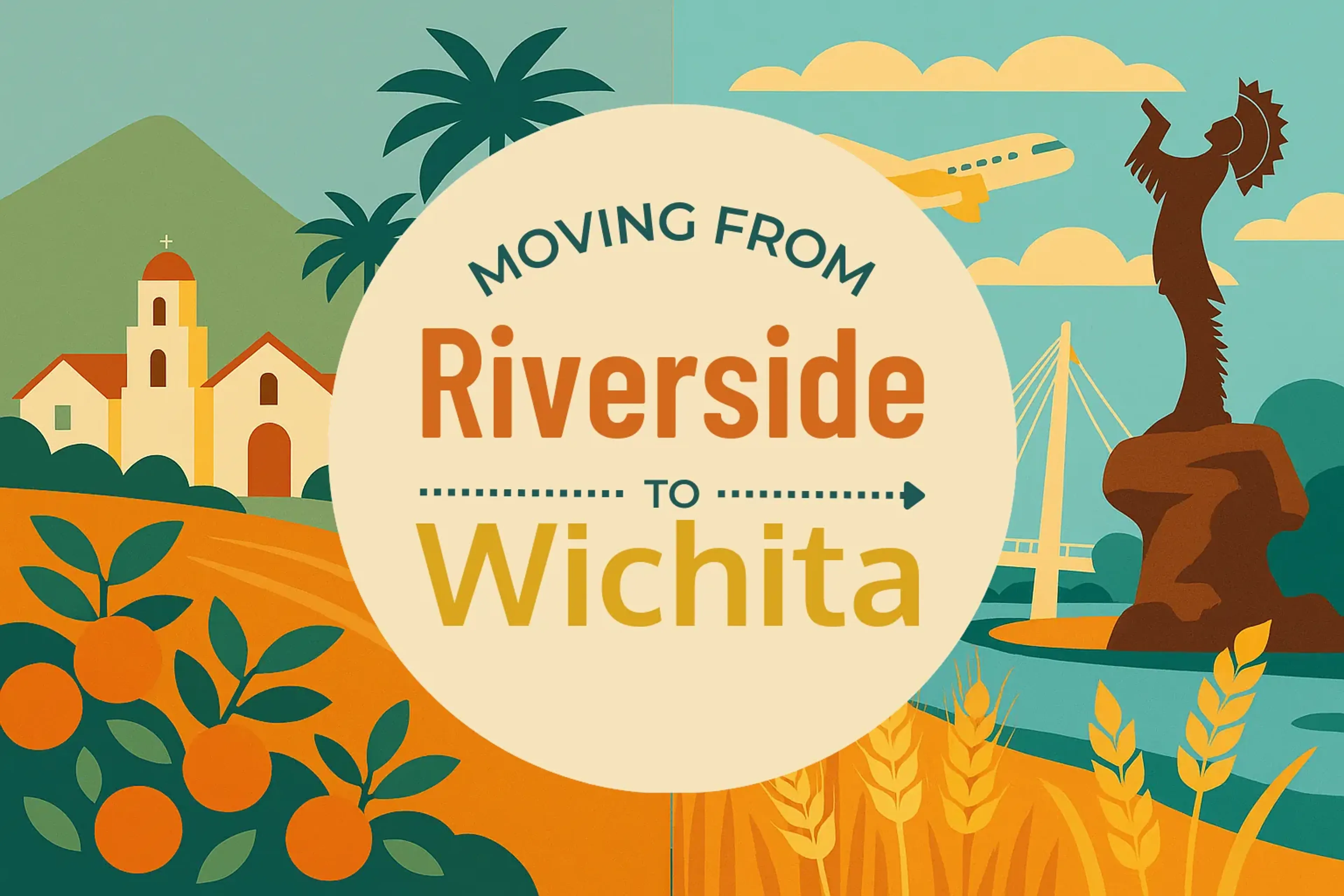 Side-by-side comparison of Riverside to Wichita moving companies