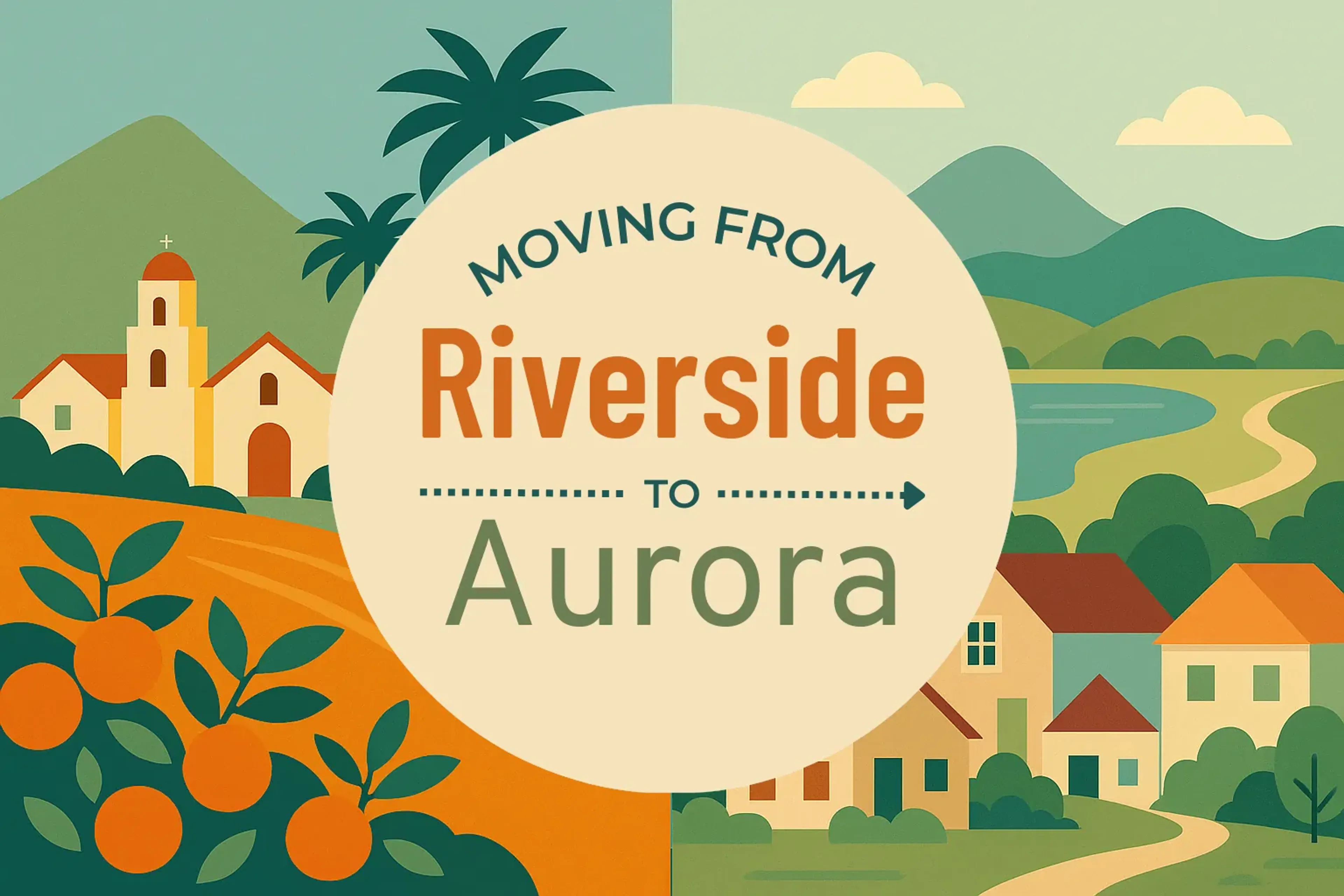 Side-by-side comparison of Riverside to Aurora moving companies