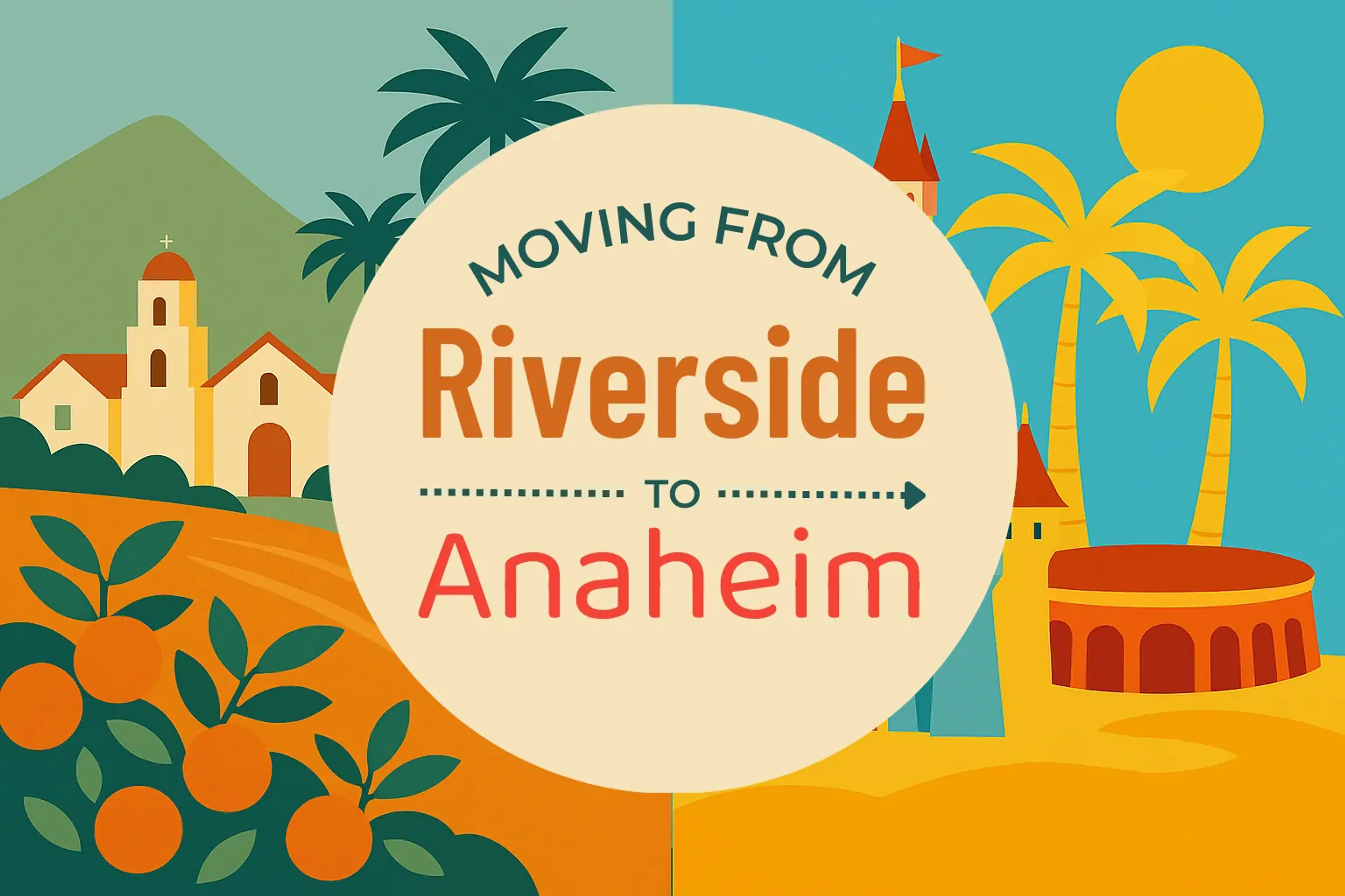 Side-by-side comparison of Riverside to Anaheim moving companies