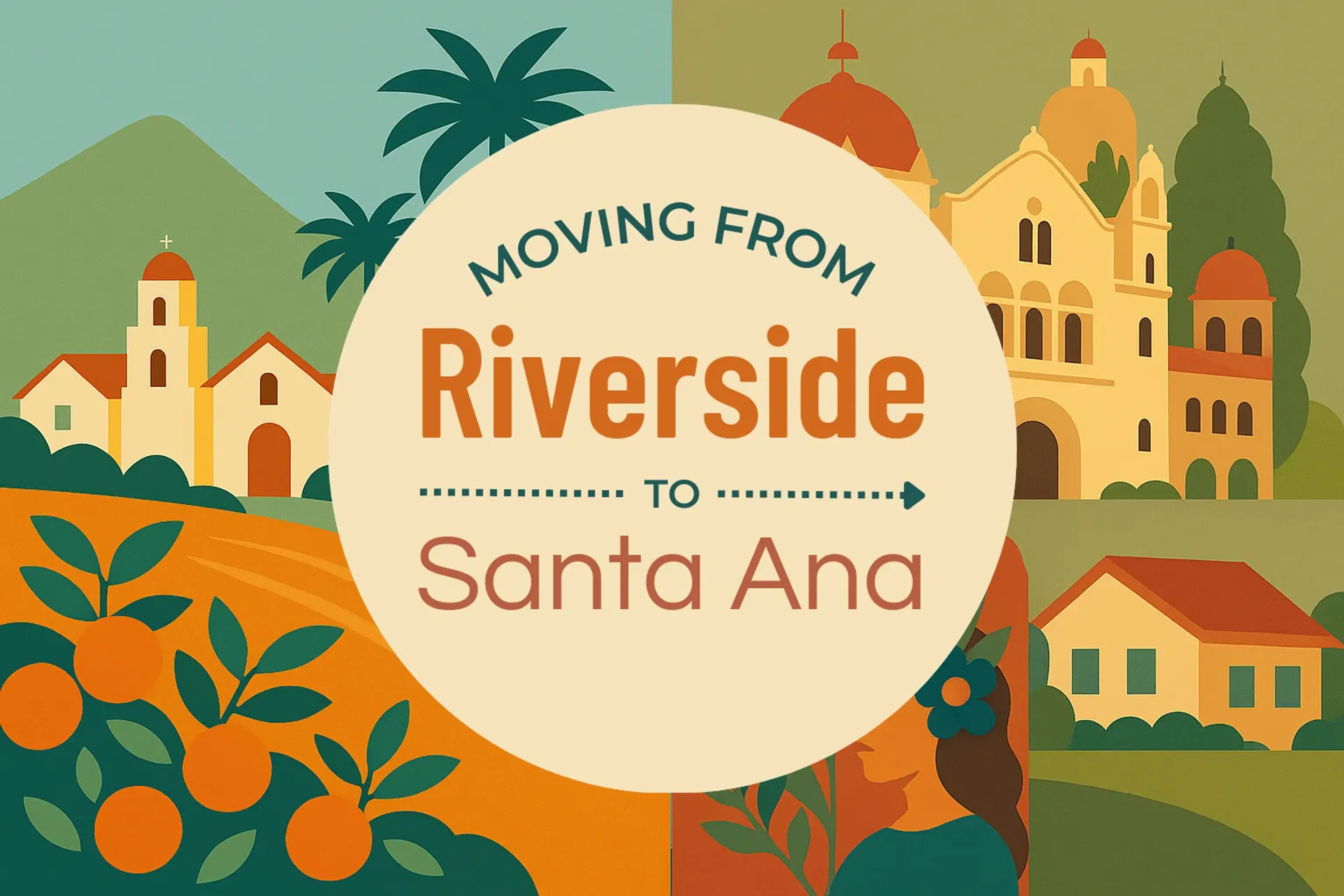 Side-by-side comparison of Riverside to Santa Ana moving companies