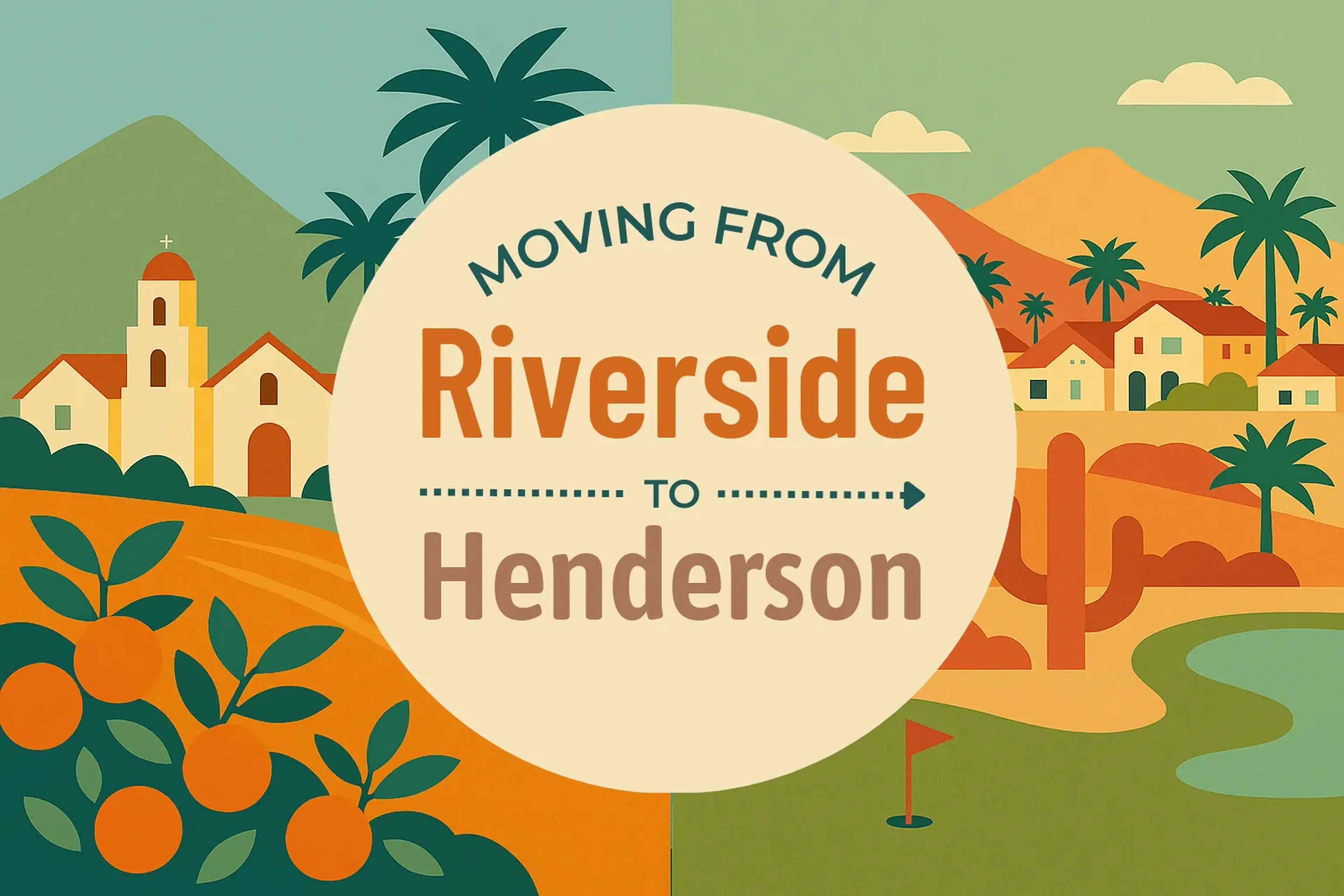 Side-by-side comparison of Riverside to Henderson moving companies