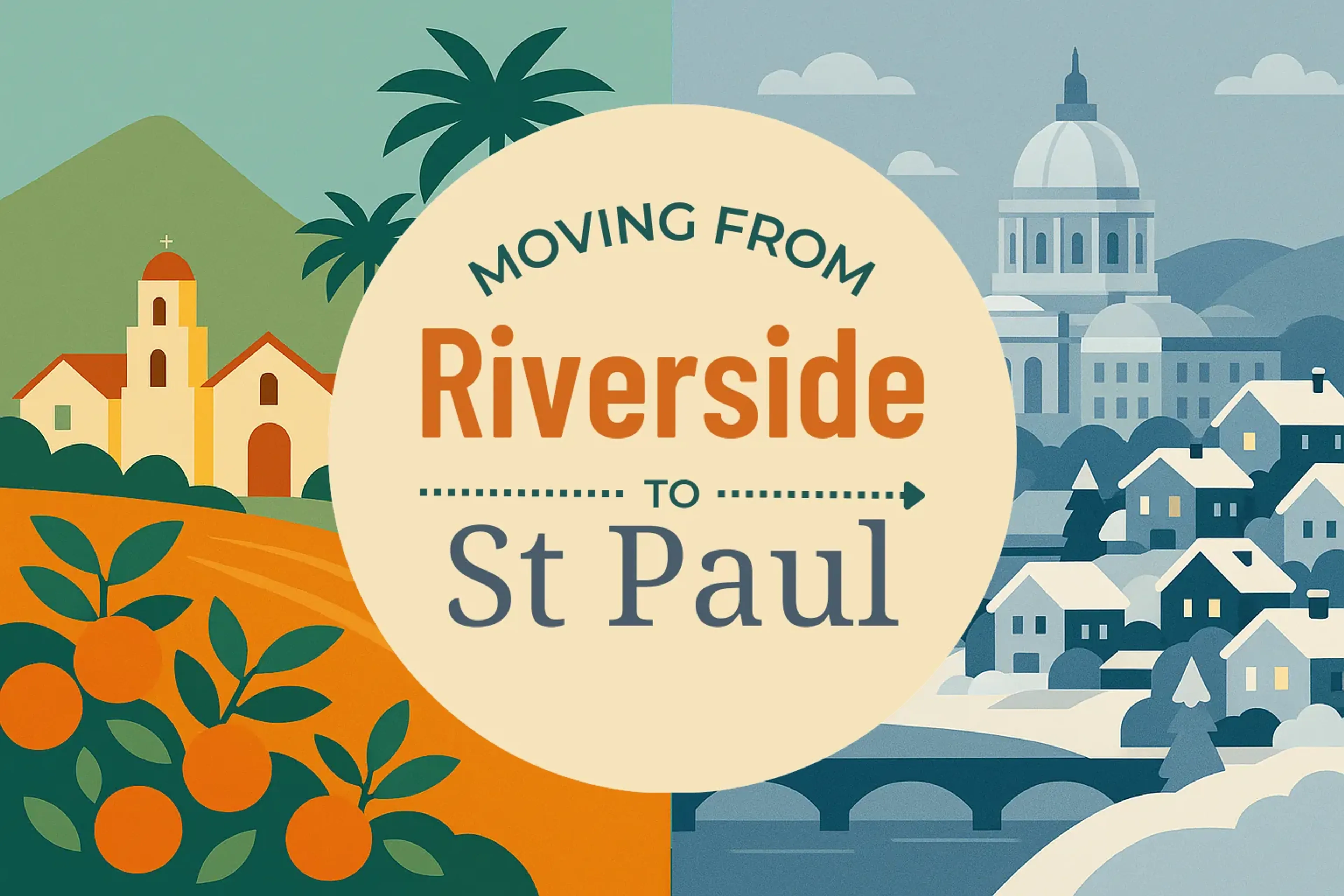 Side-by-side comparison of Riverside to St. Paul moving companies