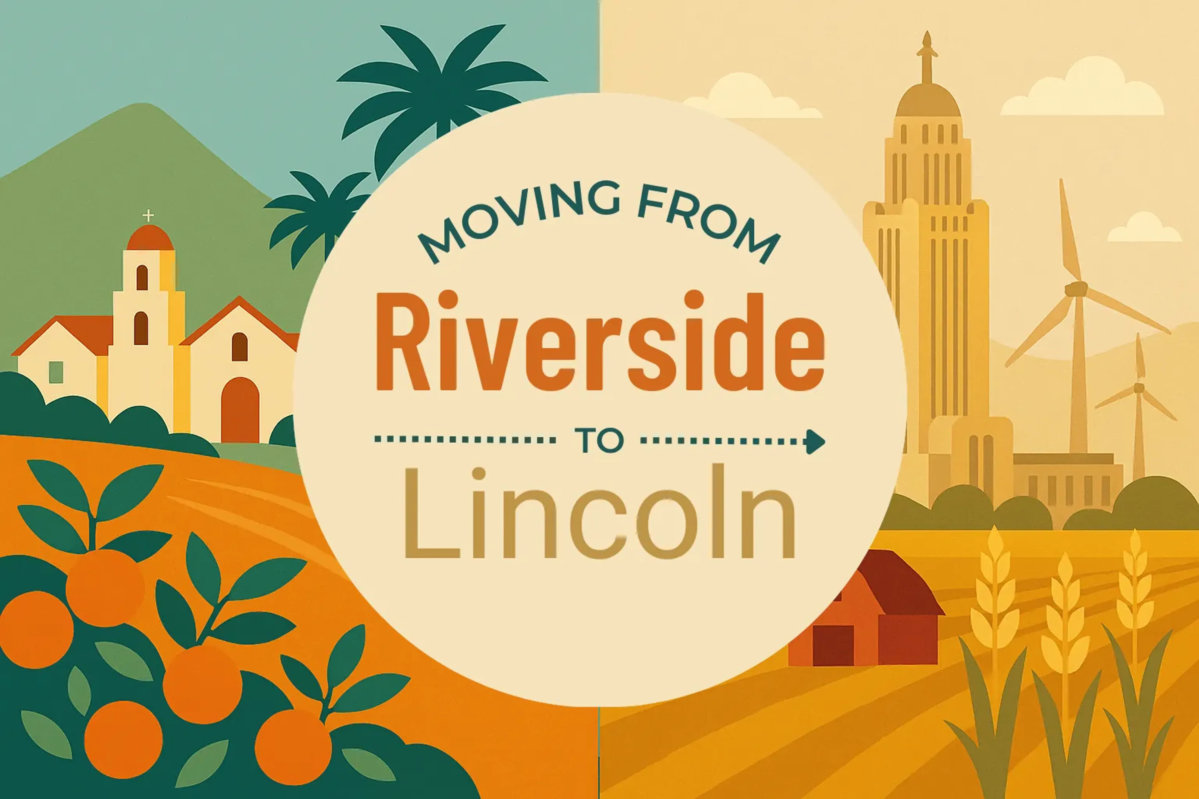 Side-by-side comparison of Riverside to Lincoln moving companies