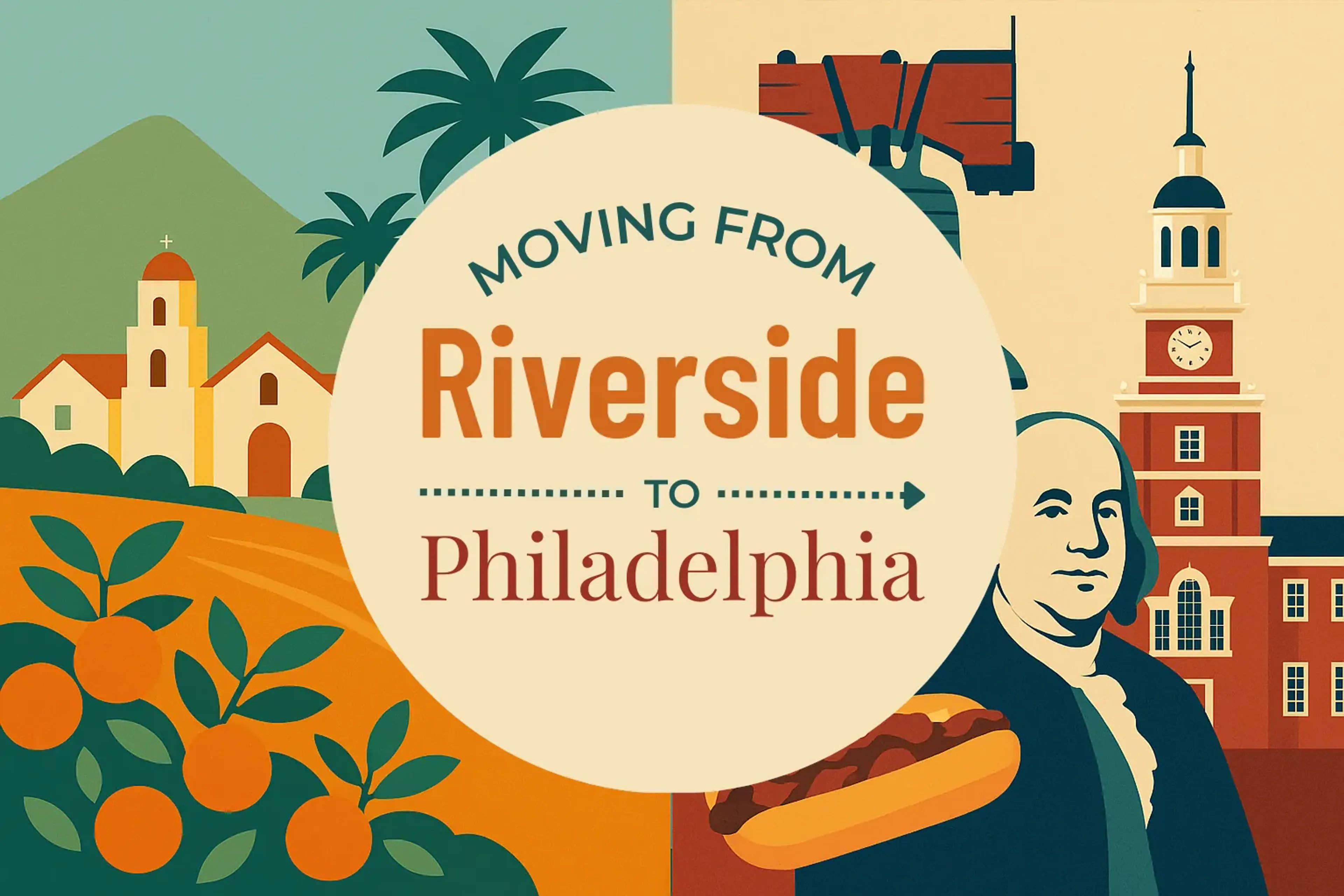 Side-by-side comparison of Riverside to Philadelphia moving companies