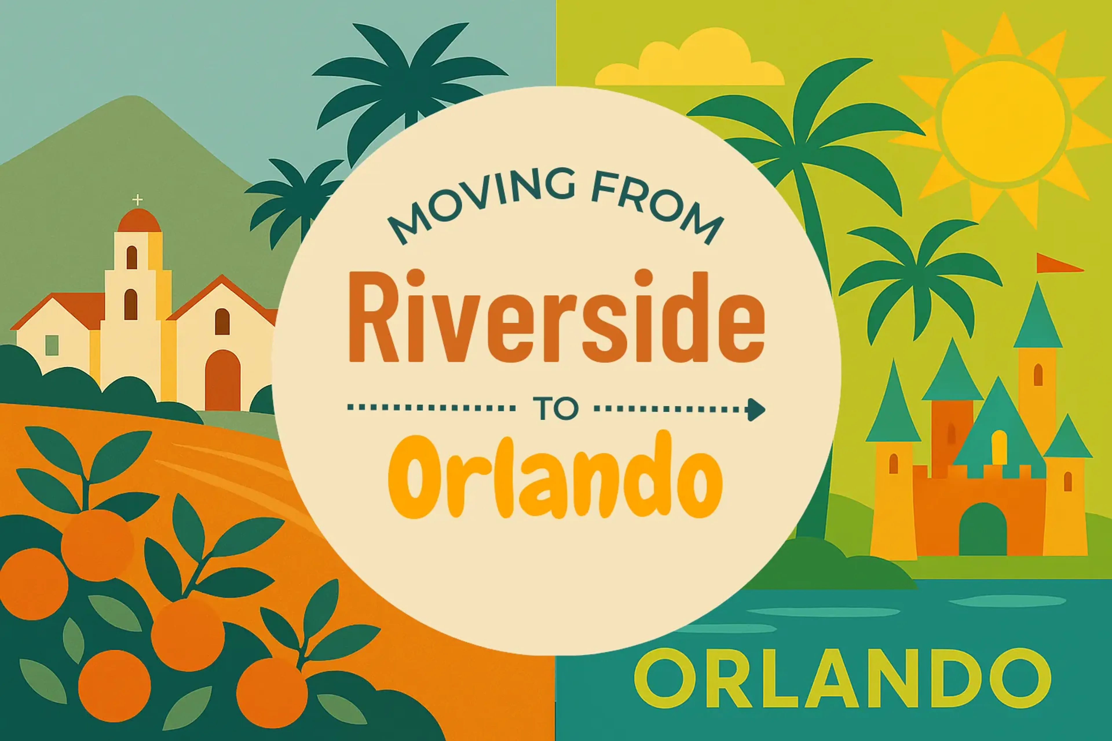 Side-by-side comparison of Riverside to Orlando moving companies