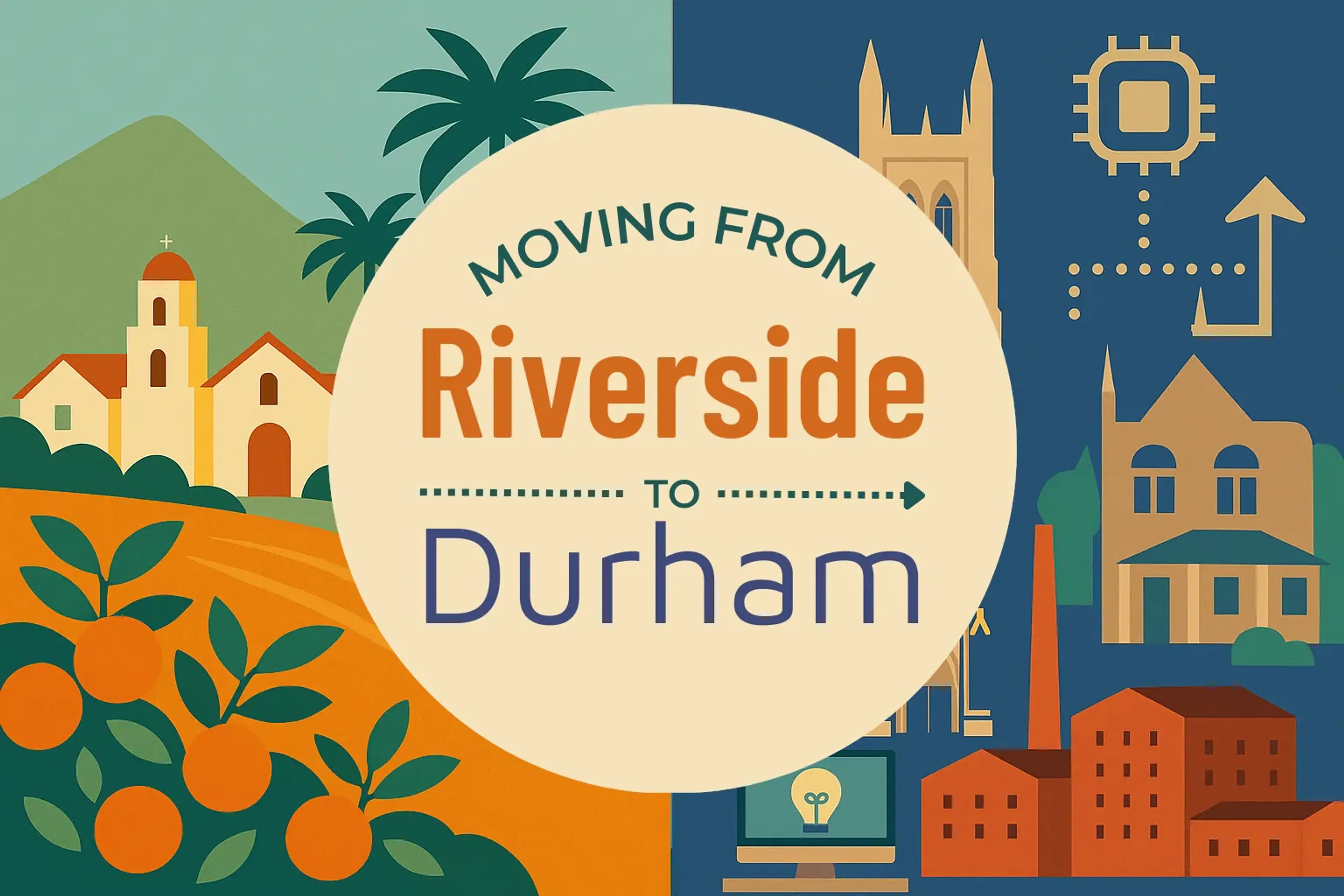 Side-by-side comparison of Riverside to Durham moving companies
