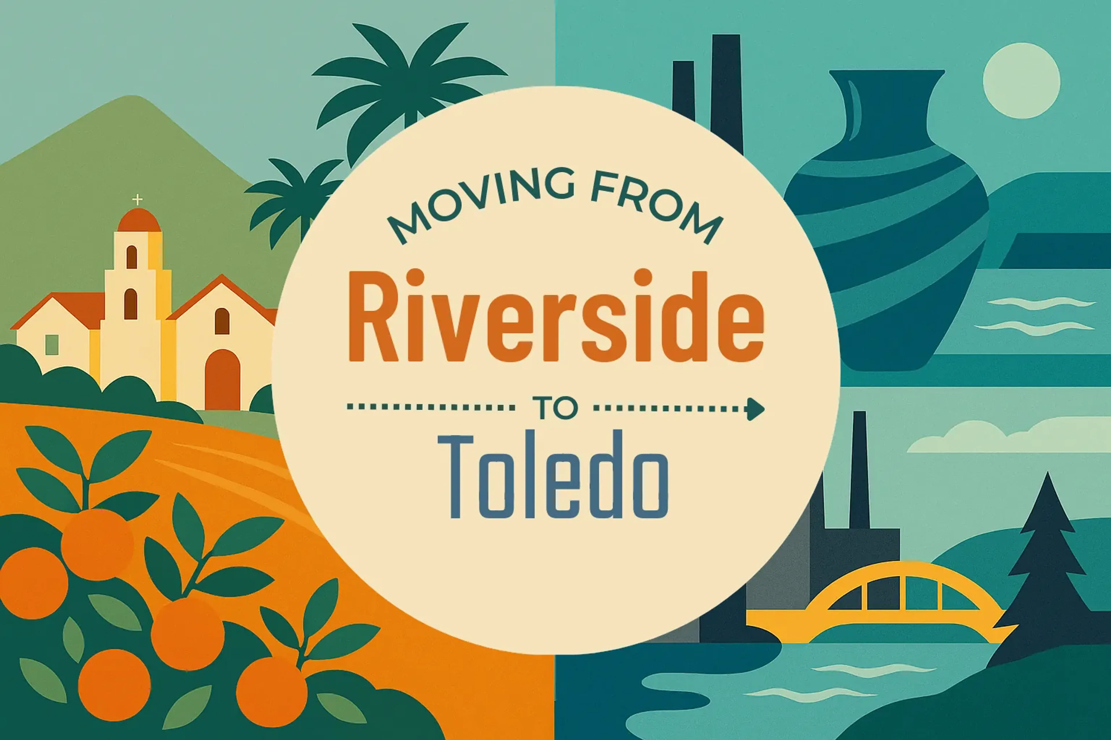 Side-by-side comparison of Riverside to Toledo moving companies