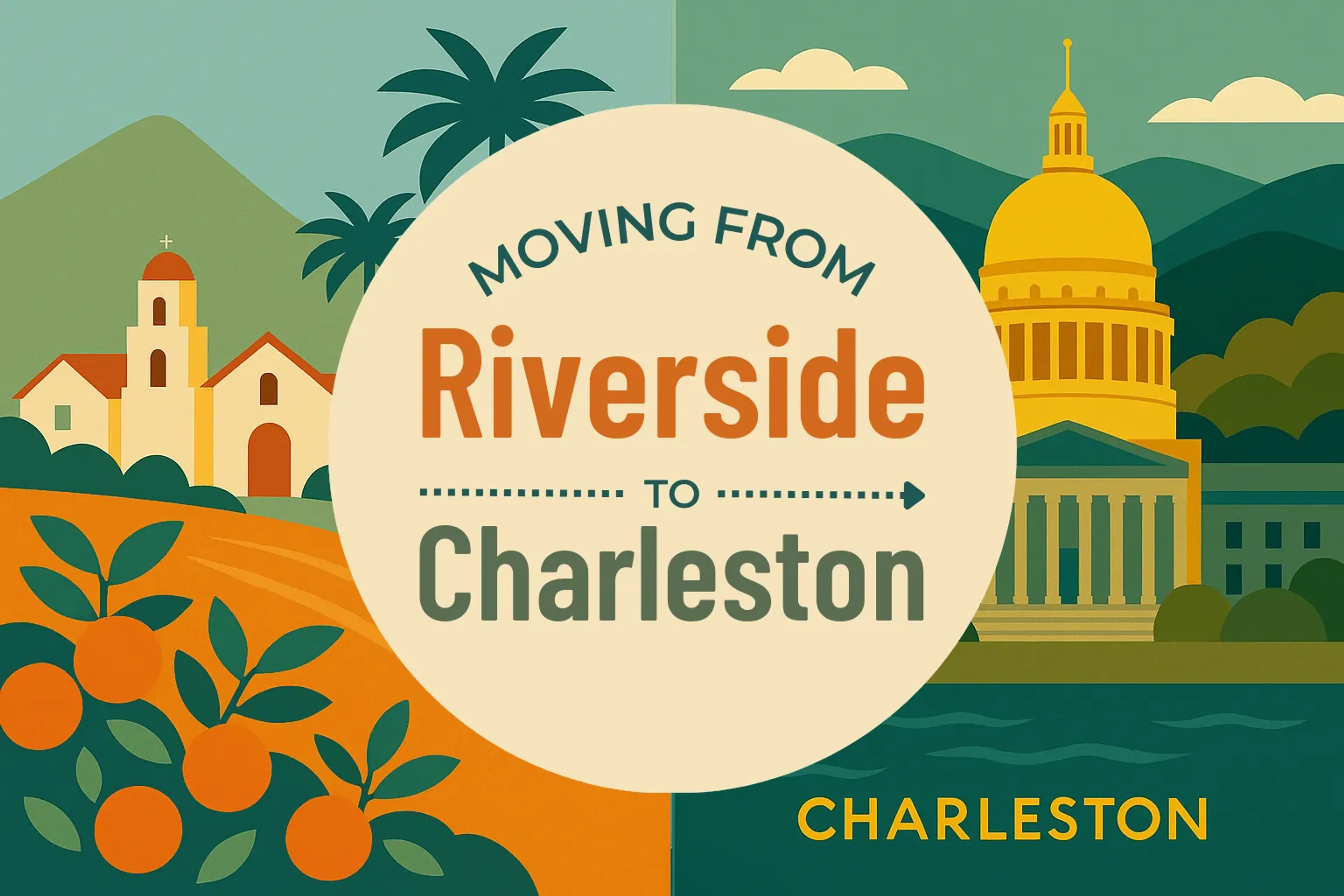 Side-by-side comparison of Riverside to Charleston moving companies