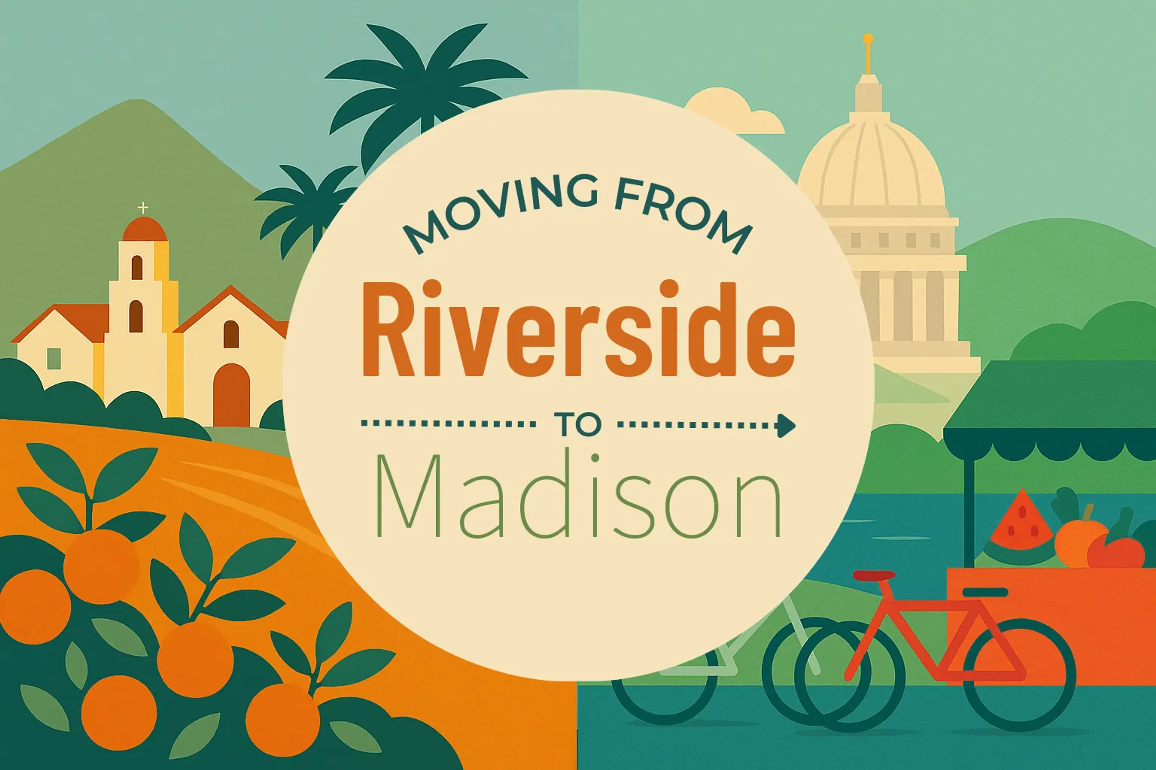 Side-by-side comparison of Riverside to Madison moving companies