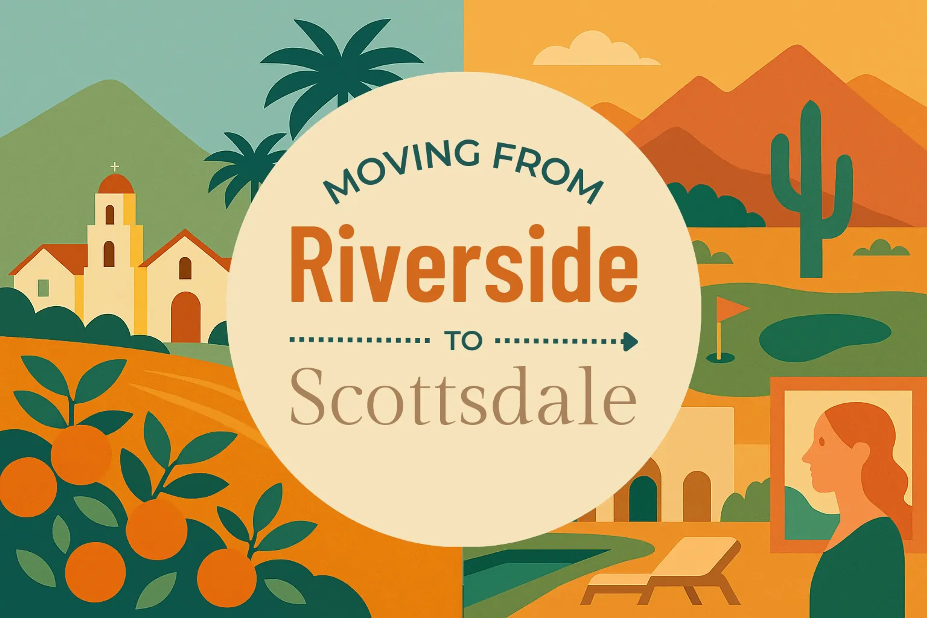 Side-by-side comparison of Riverside to Scottsdale moving companies