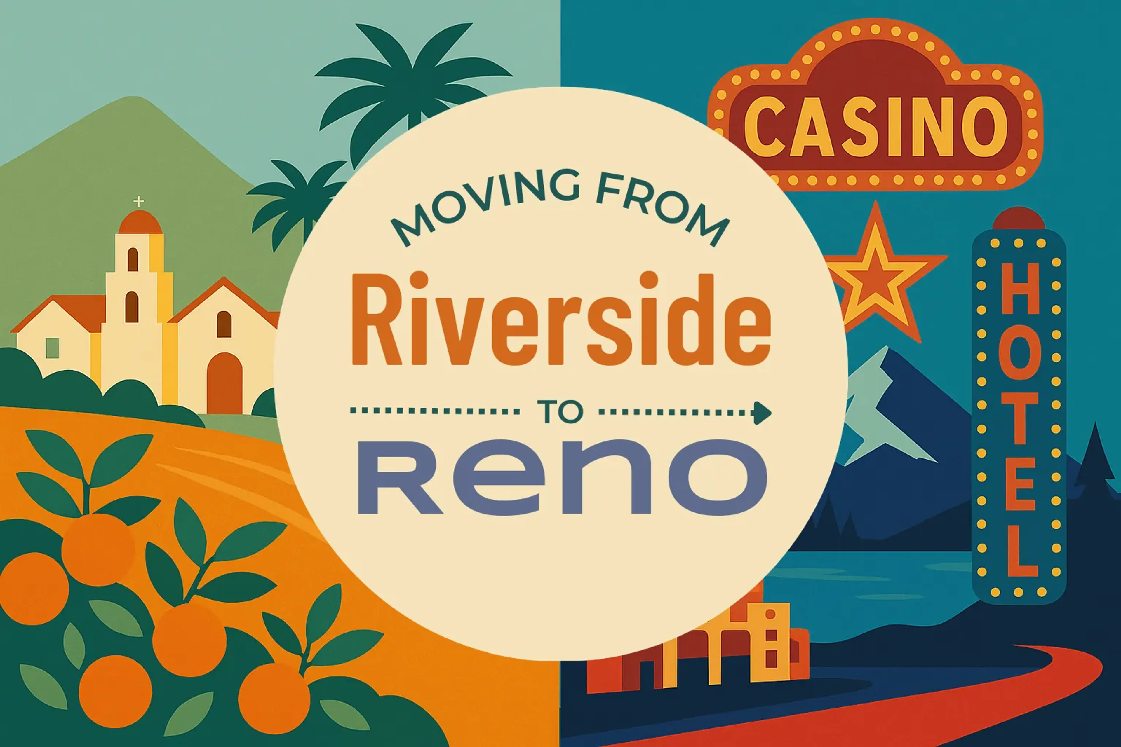 Side-by-side comparison of Riverside to Reno moving companies