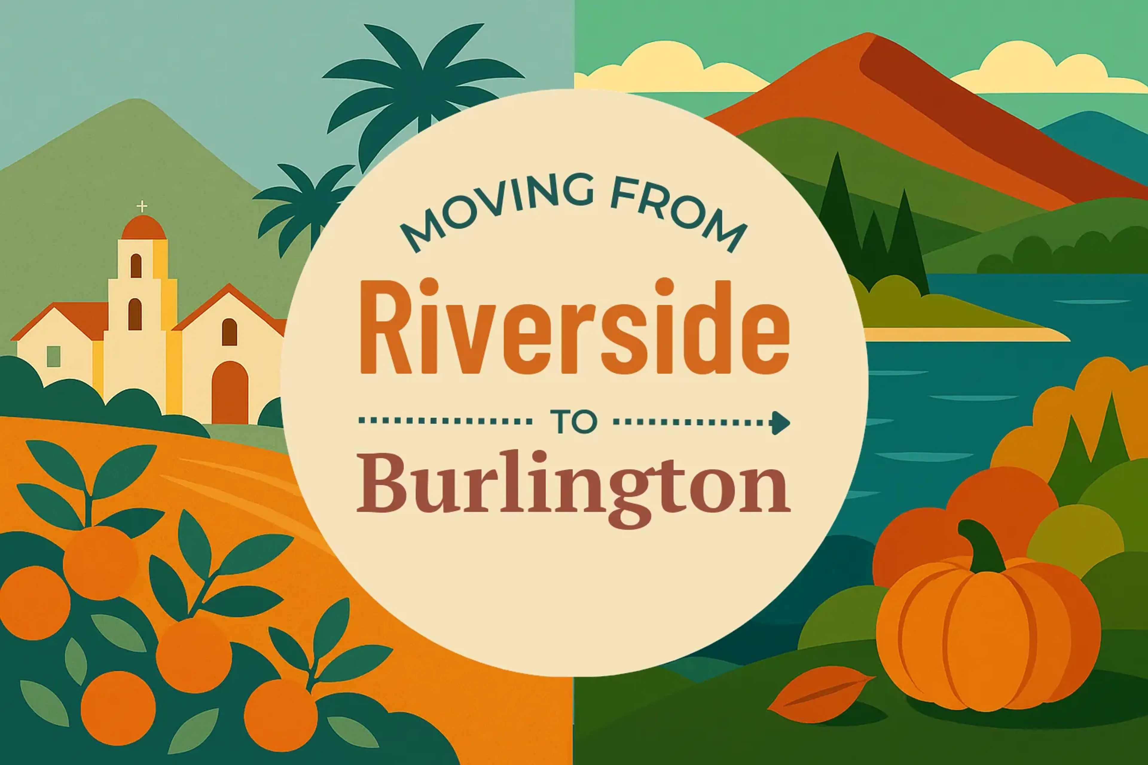 Side-by-side comparison of Riverside to Burlington moving companies