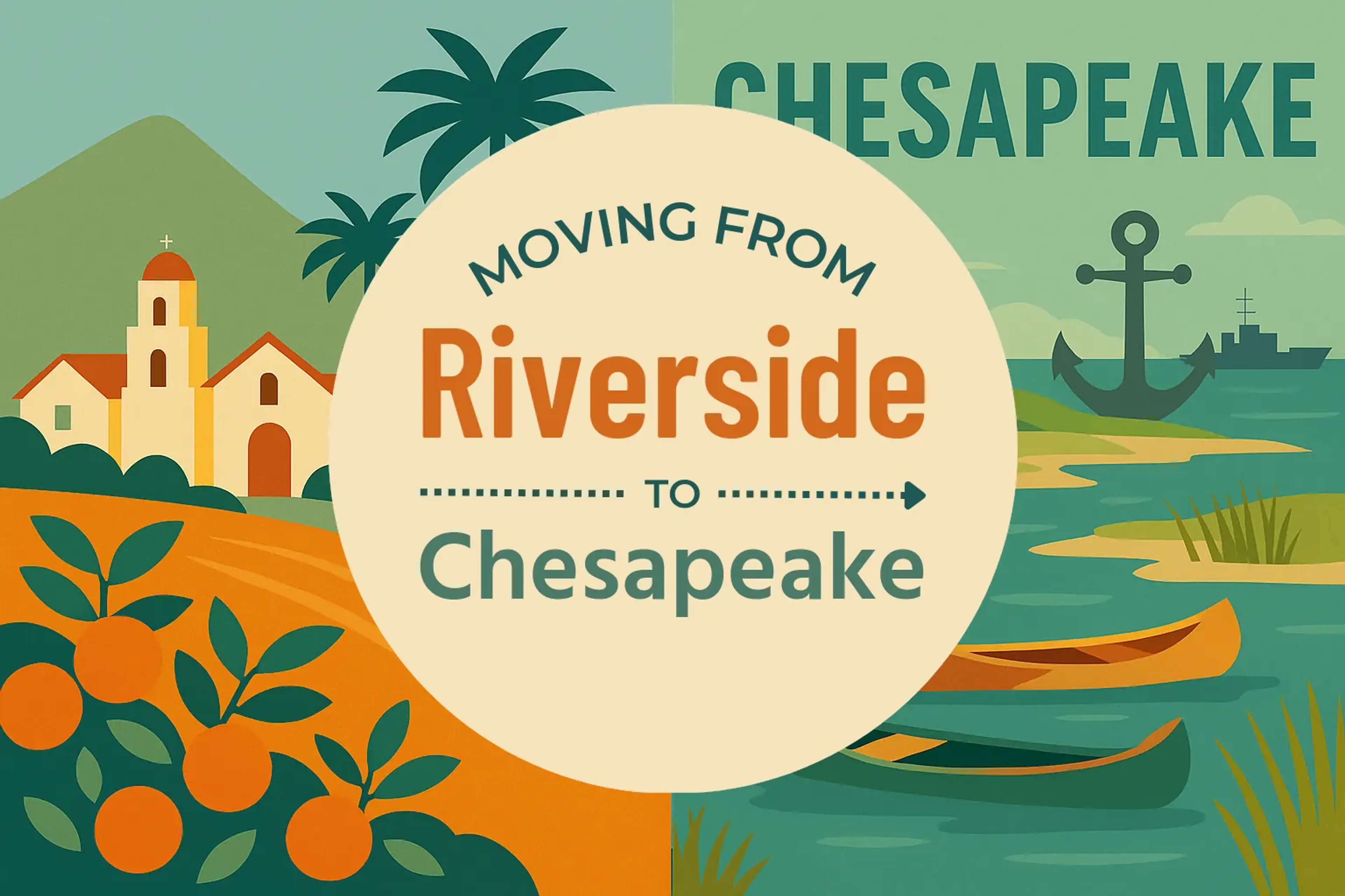 Side-by-side comparison of Riverside to Chesapeake moving companies