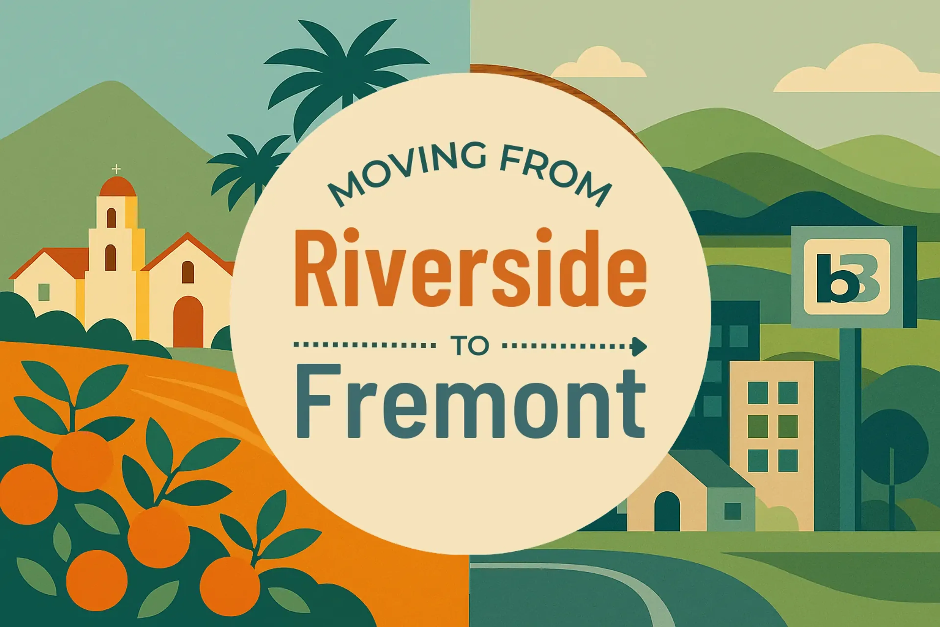 Side-by-side comparison of Riverside to Fremont moving companies