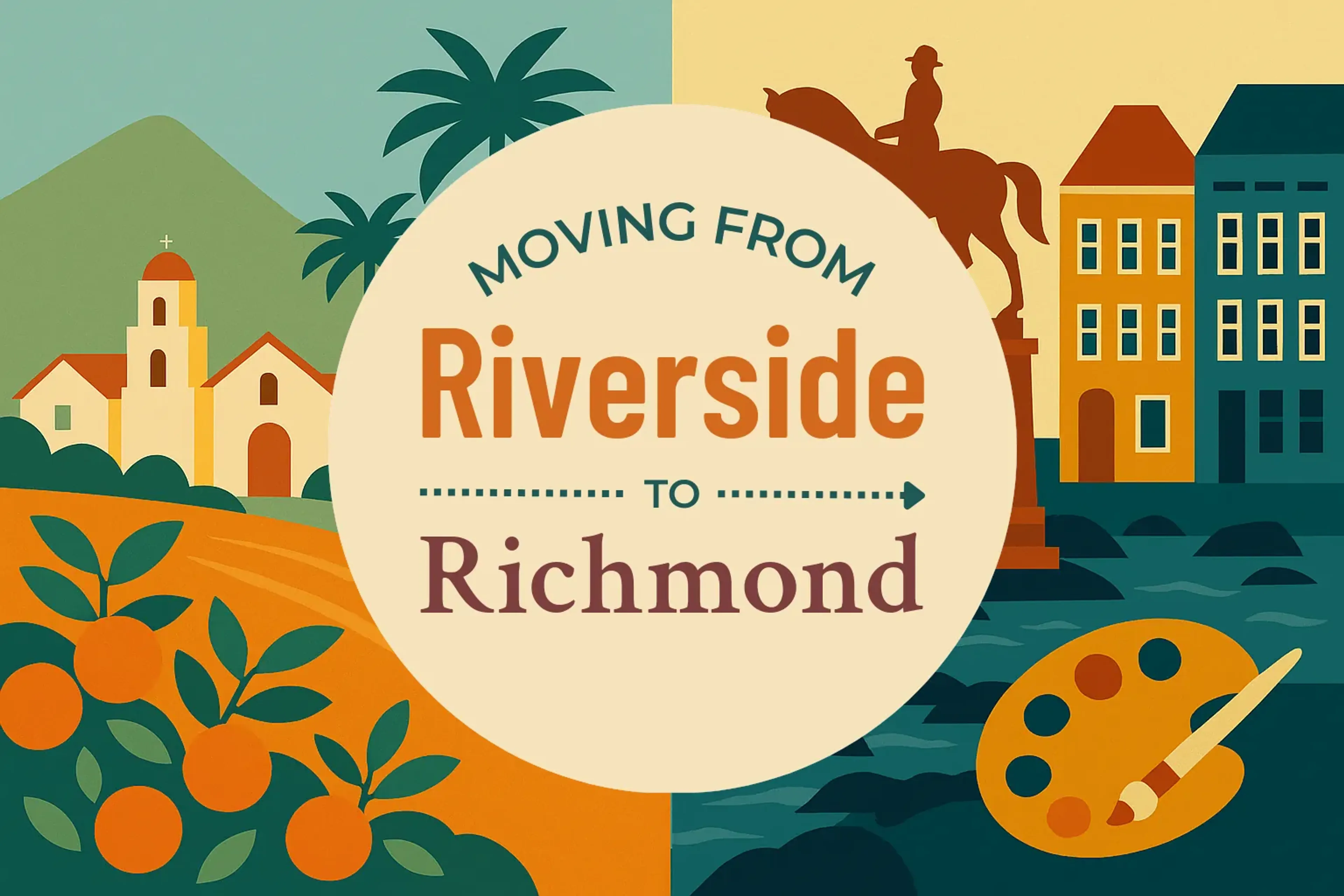 Side-by-side comparison of Riverside to Richmond moving companies