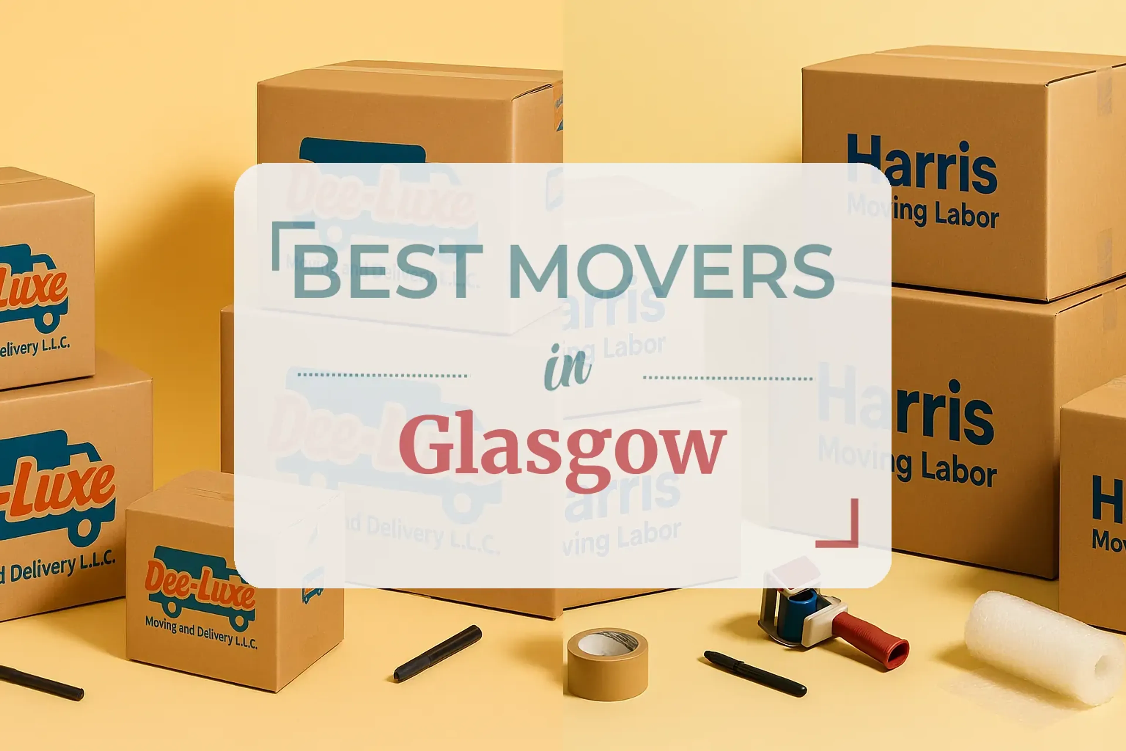 Side-by-side comparison of Glasgow moving companies