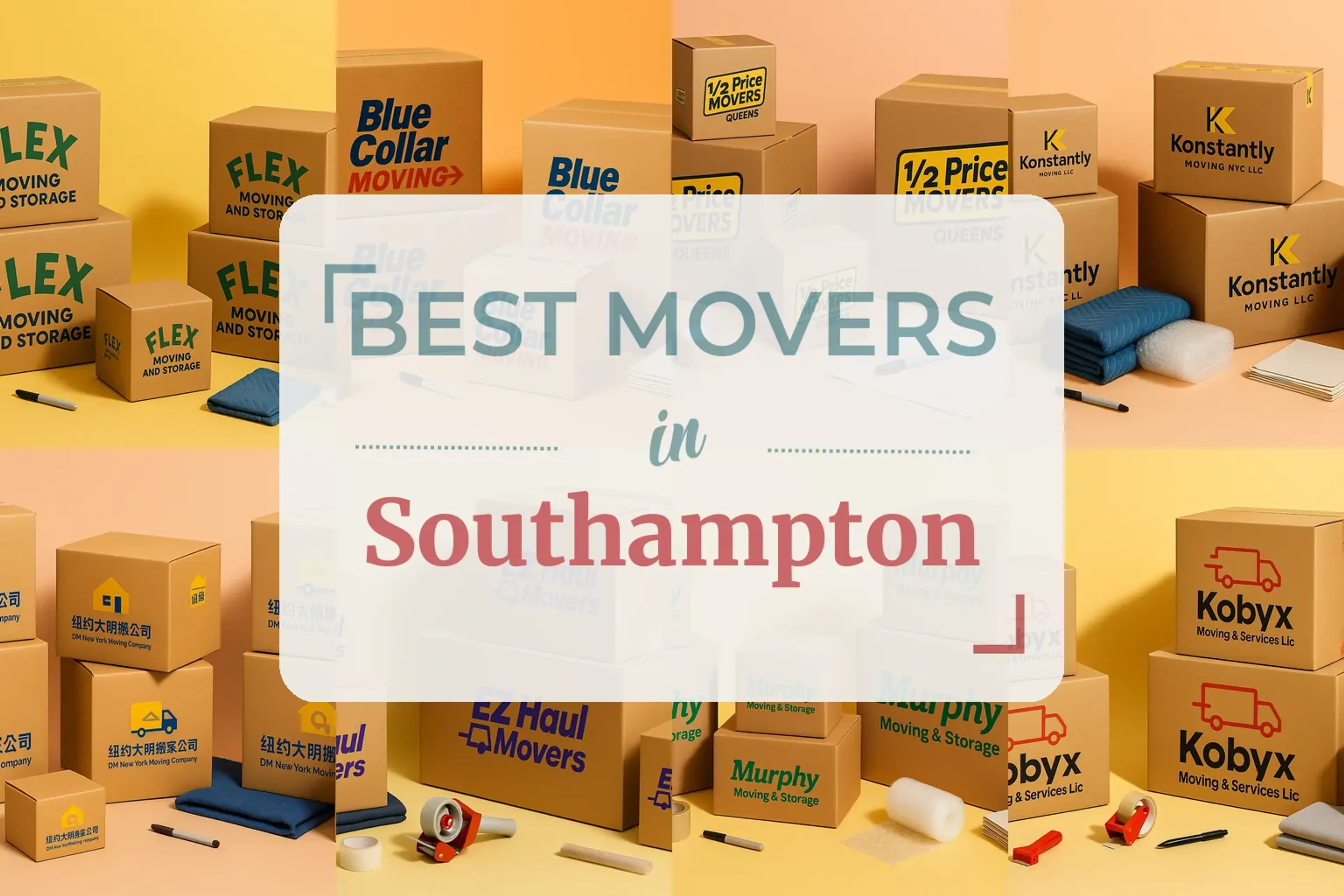 Side-by-side comparison of Southampton moving companies