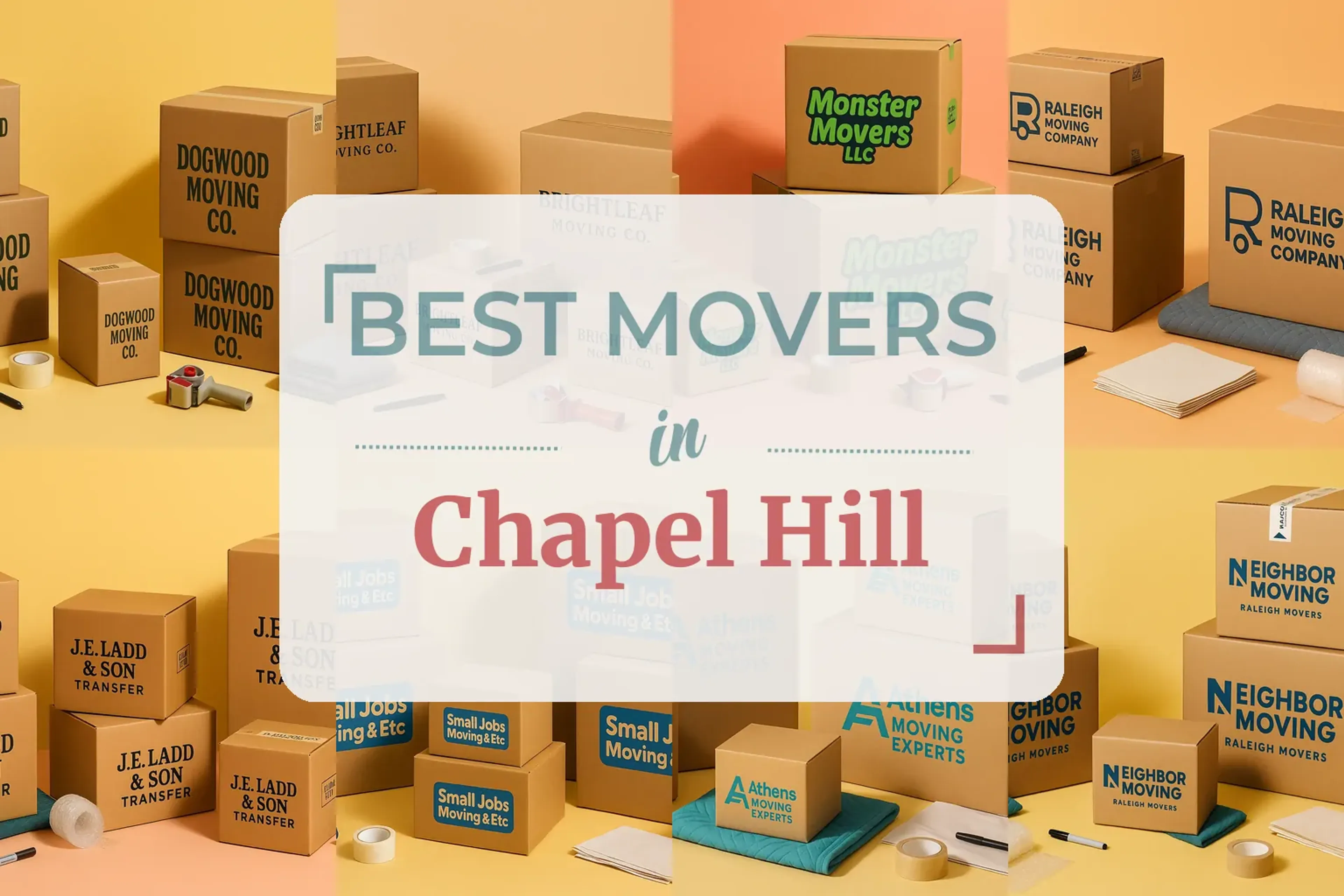 Side-by-side comparison of Chapel Hill moving companies