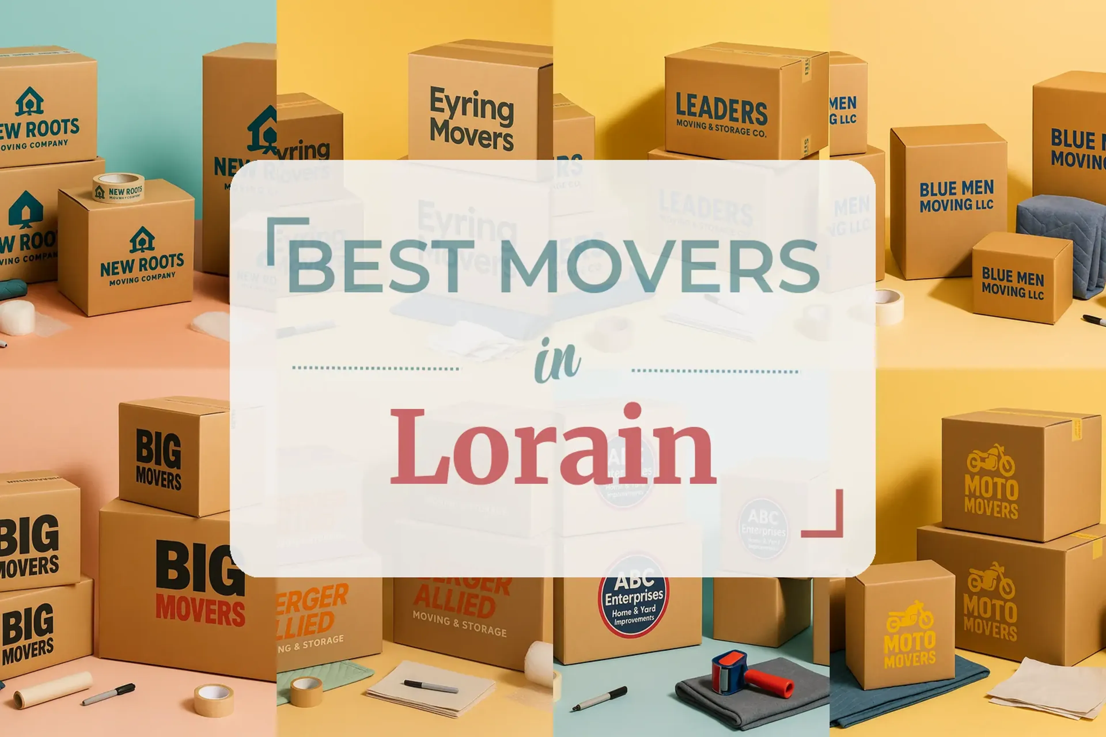 Side-by-side comparison of Lorain moving companies