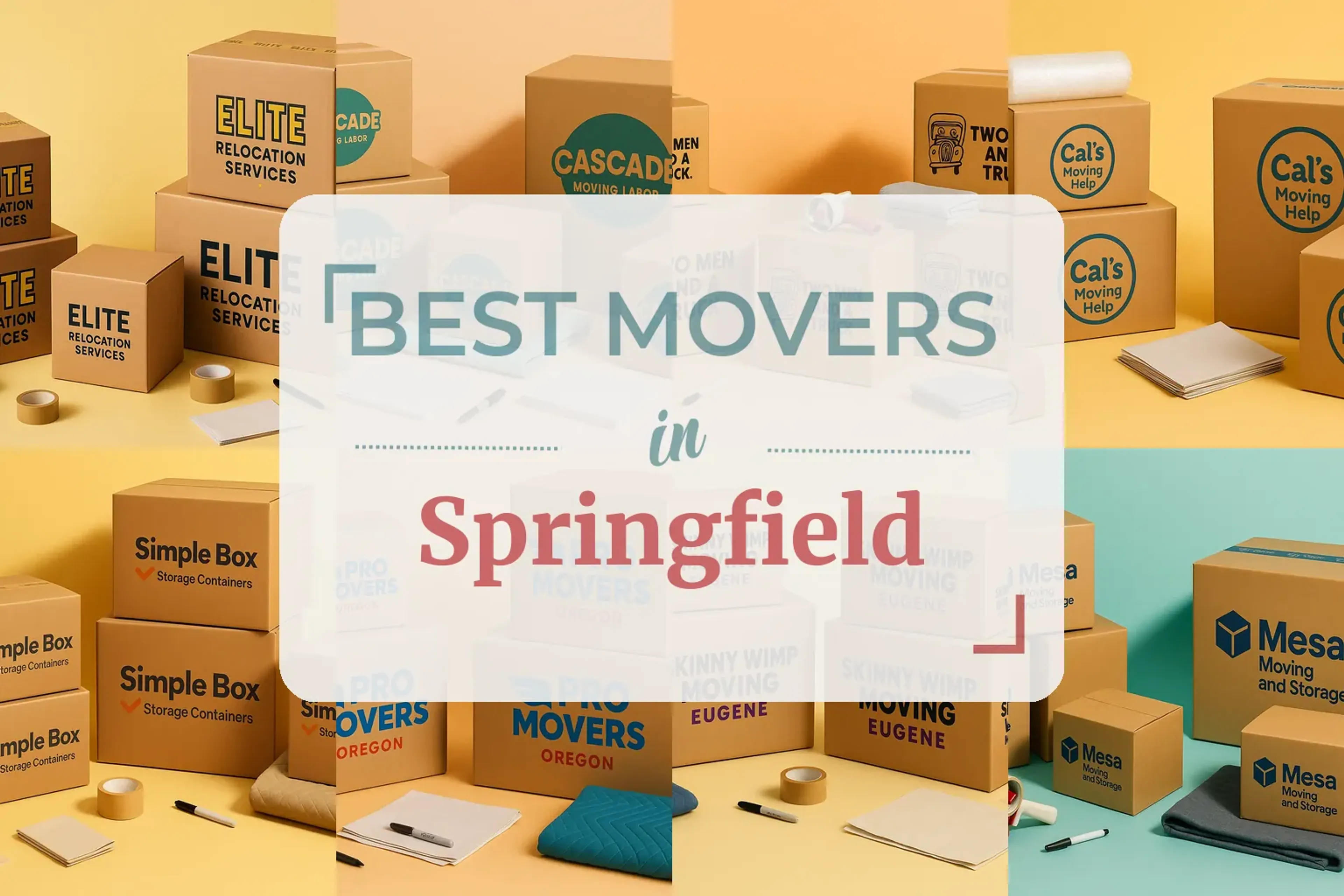 Side-by-side comparison of Springfield moving companies