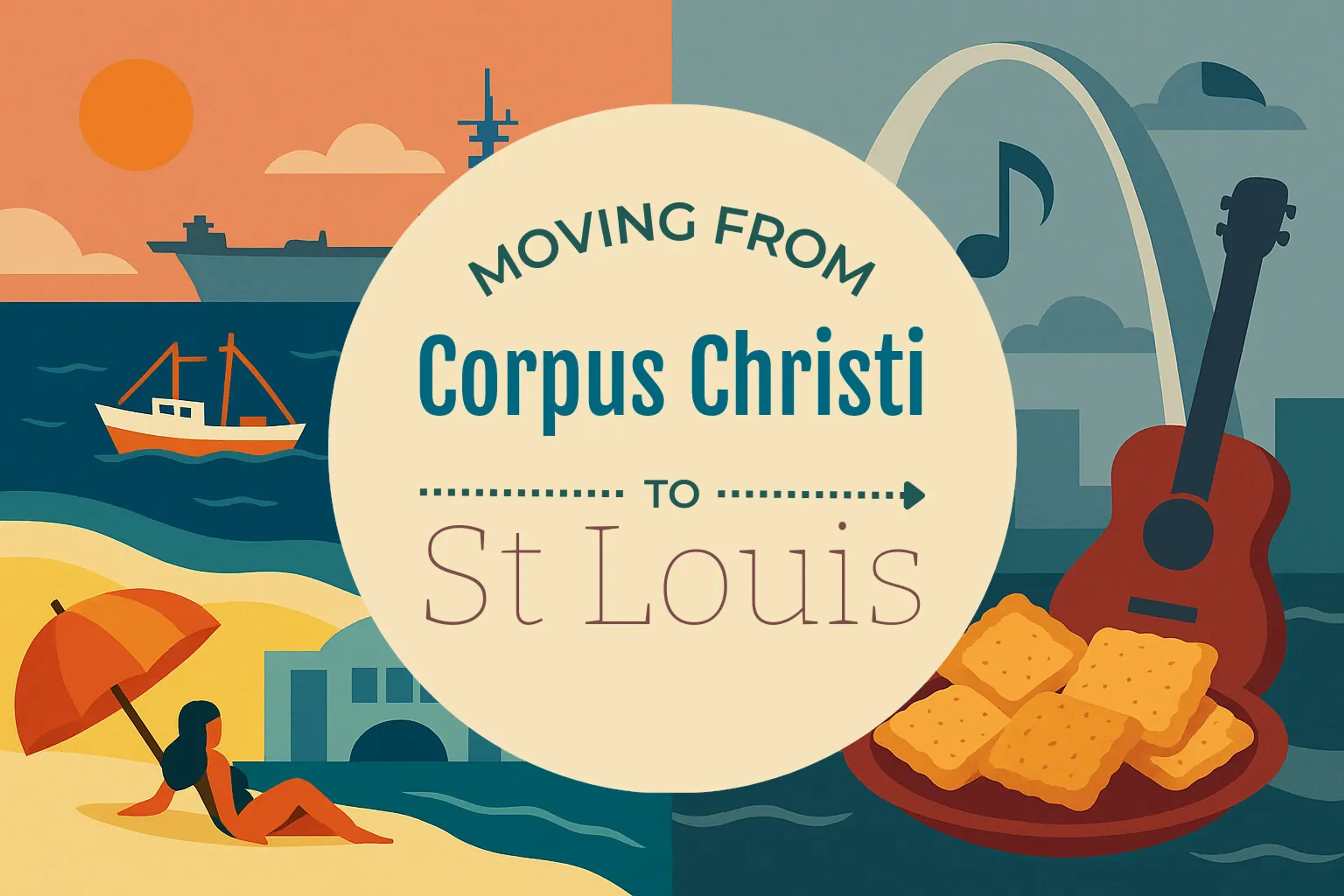 Side-by-side comparison of Corpus Christi to St. Louis moving companies
