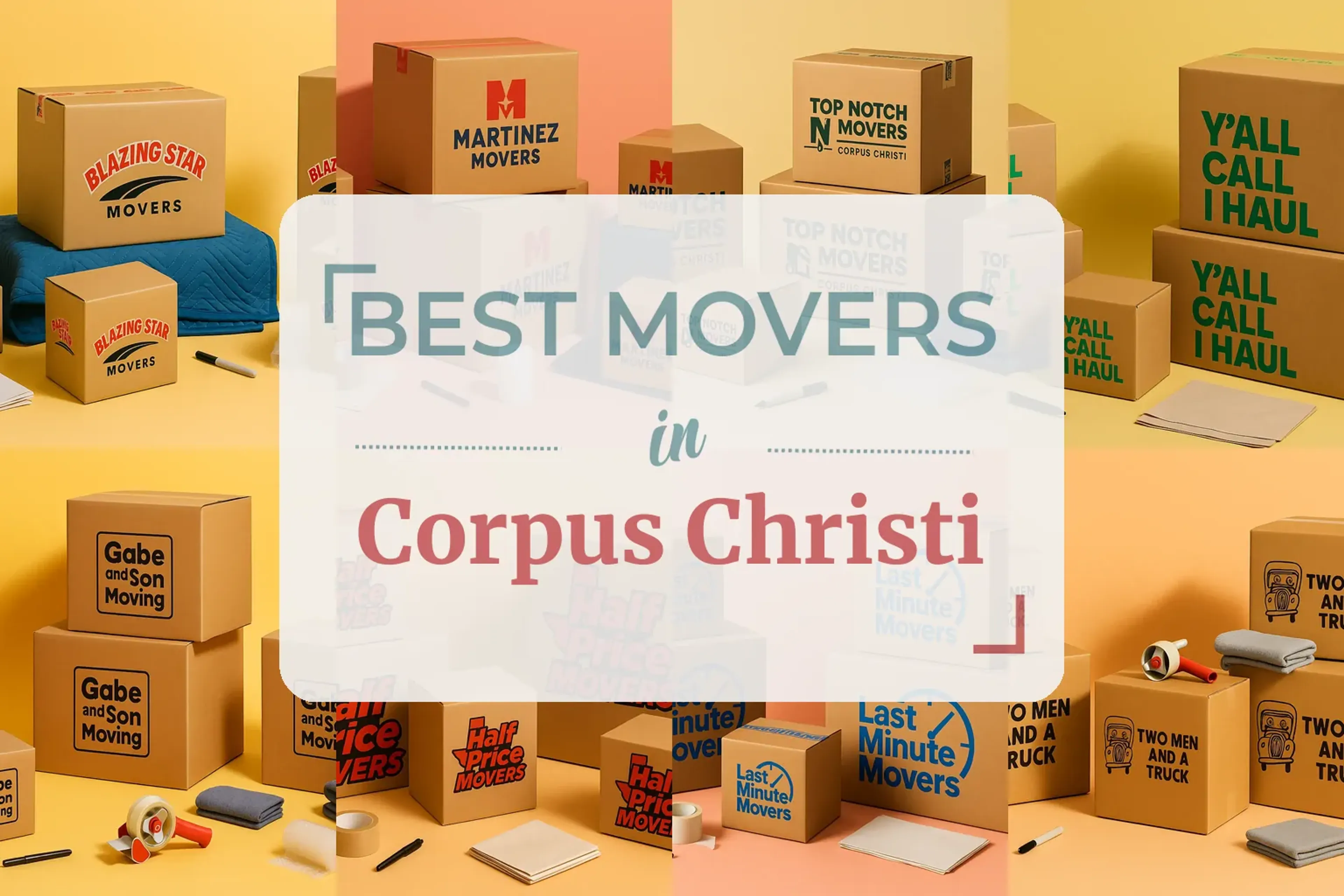 Side-by-side comparison of Corpus Christi moving companies