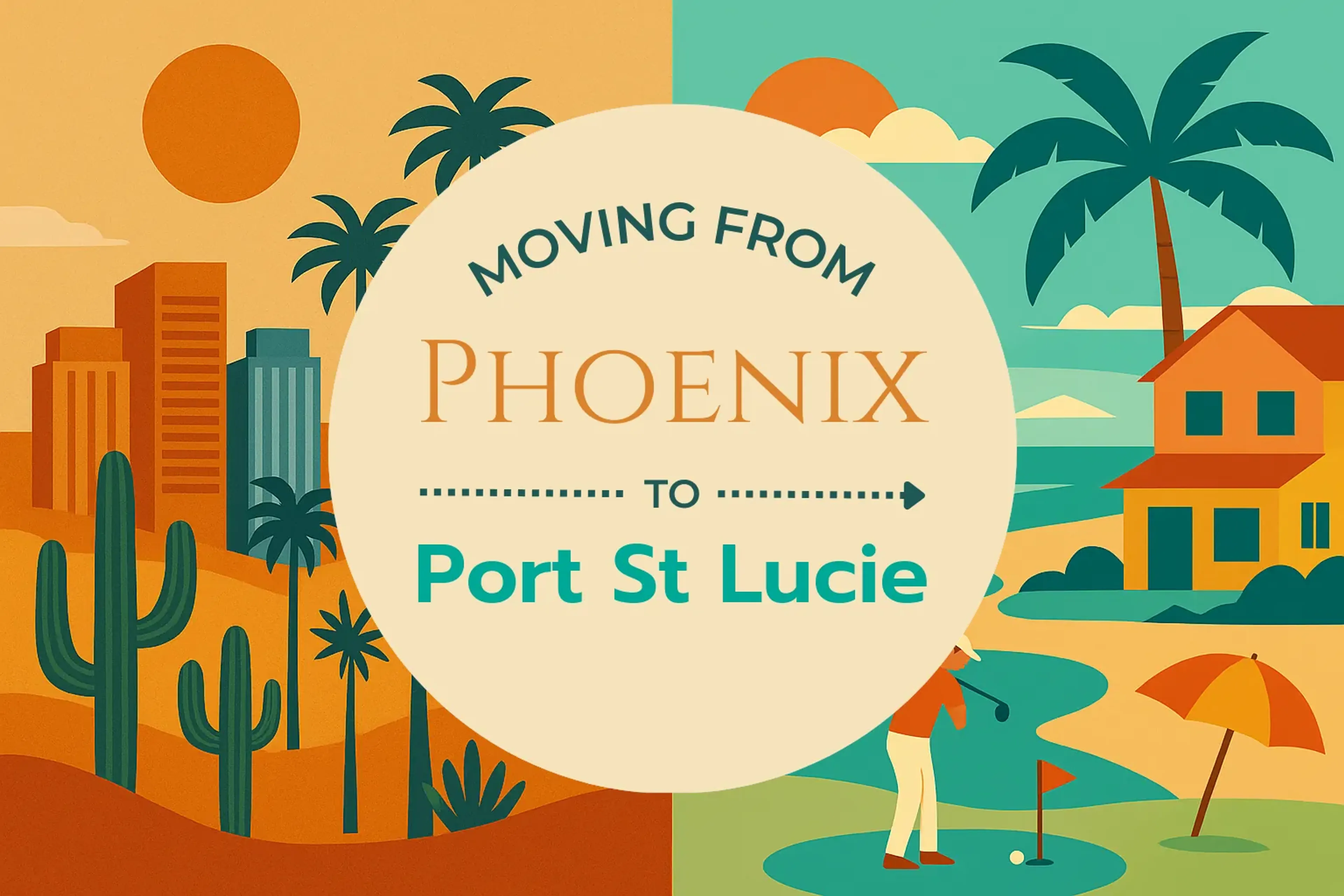 Side-by-side comparison of Phoenix to Port St. Lucie moving companies