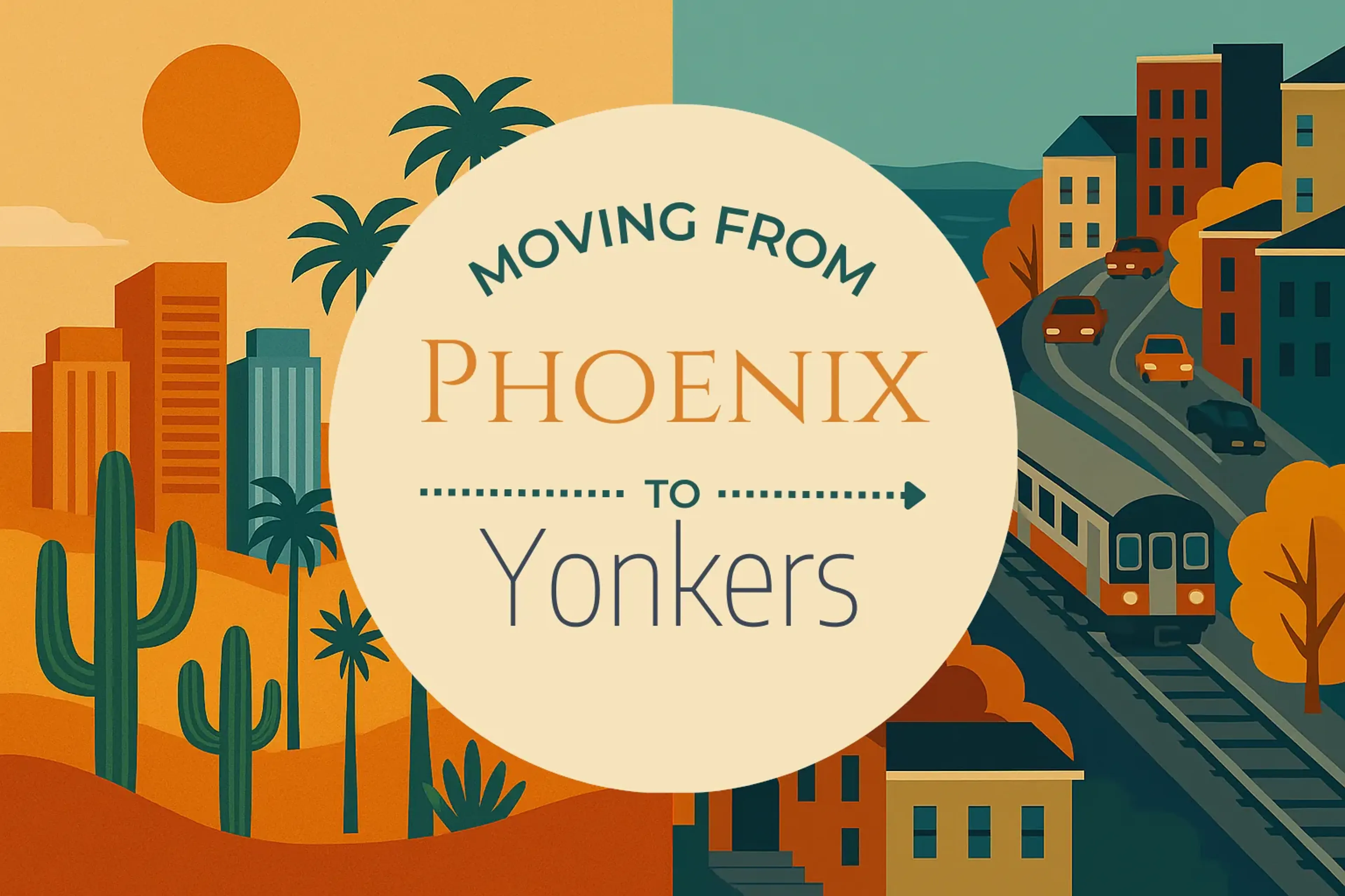 Side-by-side comparison of Phoenix to Yonkers moving companies