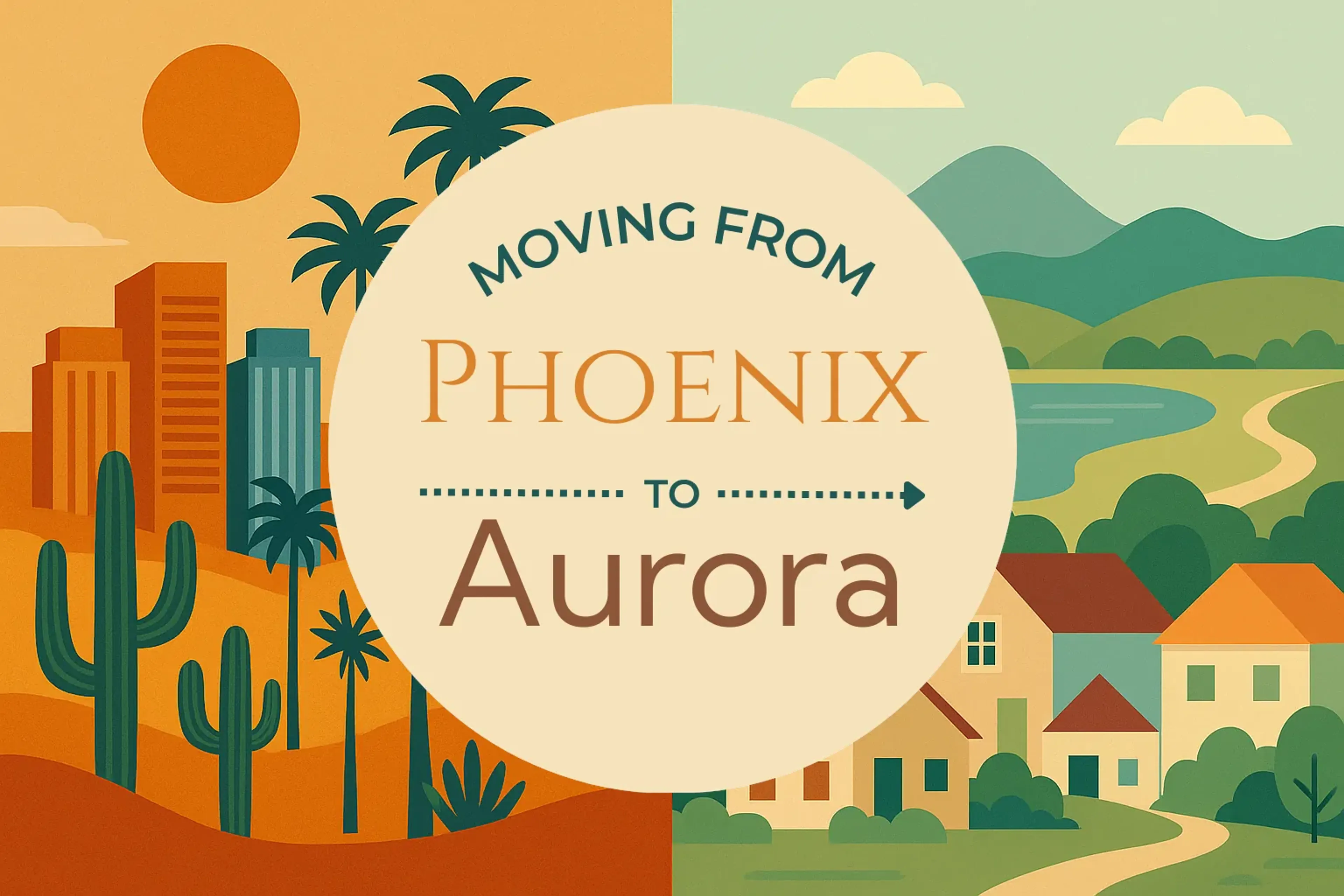 Side-by-side comparison of Phoenix to Aurora moving companies