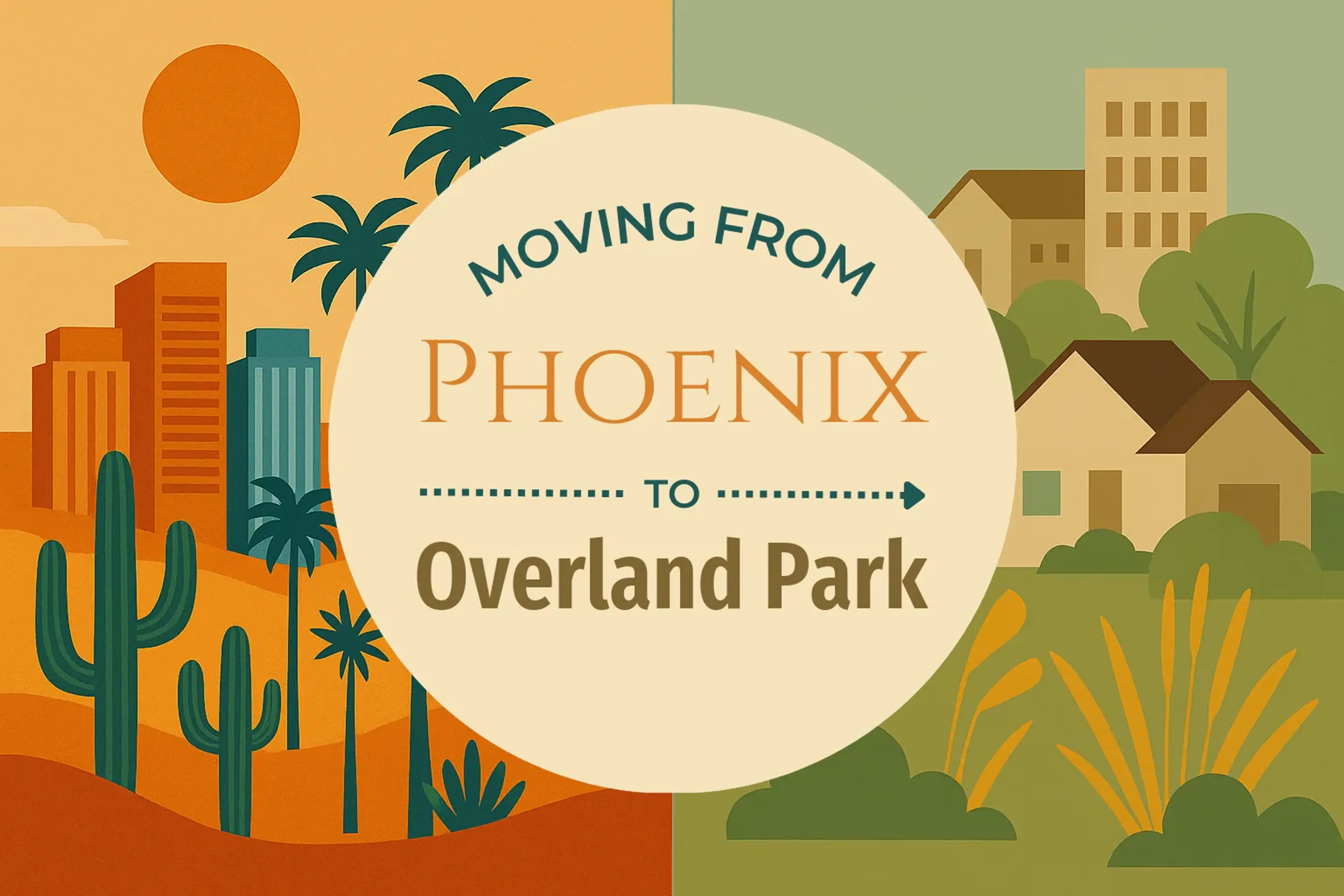 Side-by-side comparison of Phoenix to Overland Park moving companies