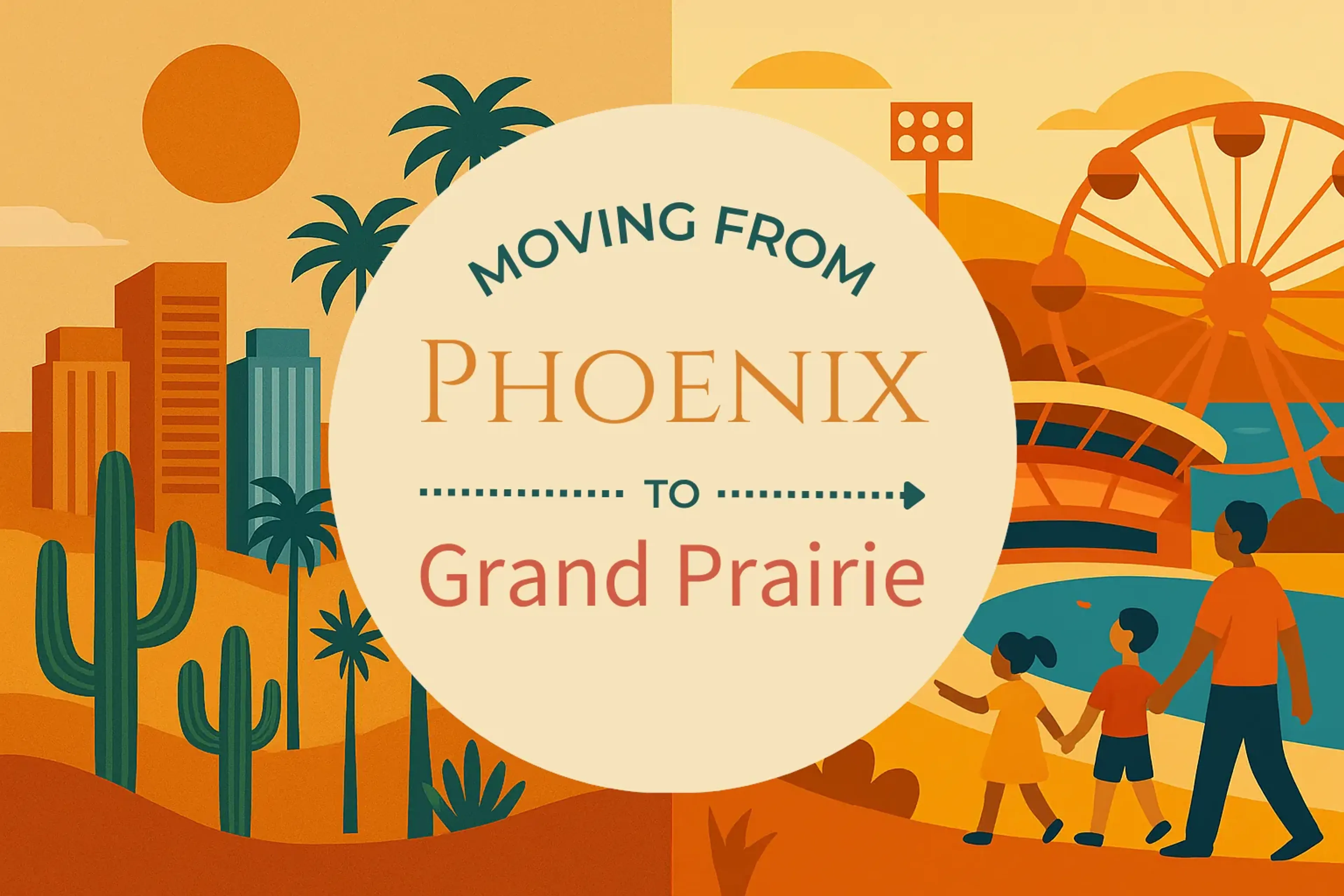 Side-by-side comparison of Phoenix to Grand Prairie moving companies