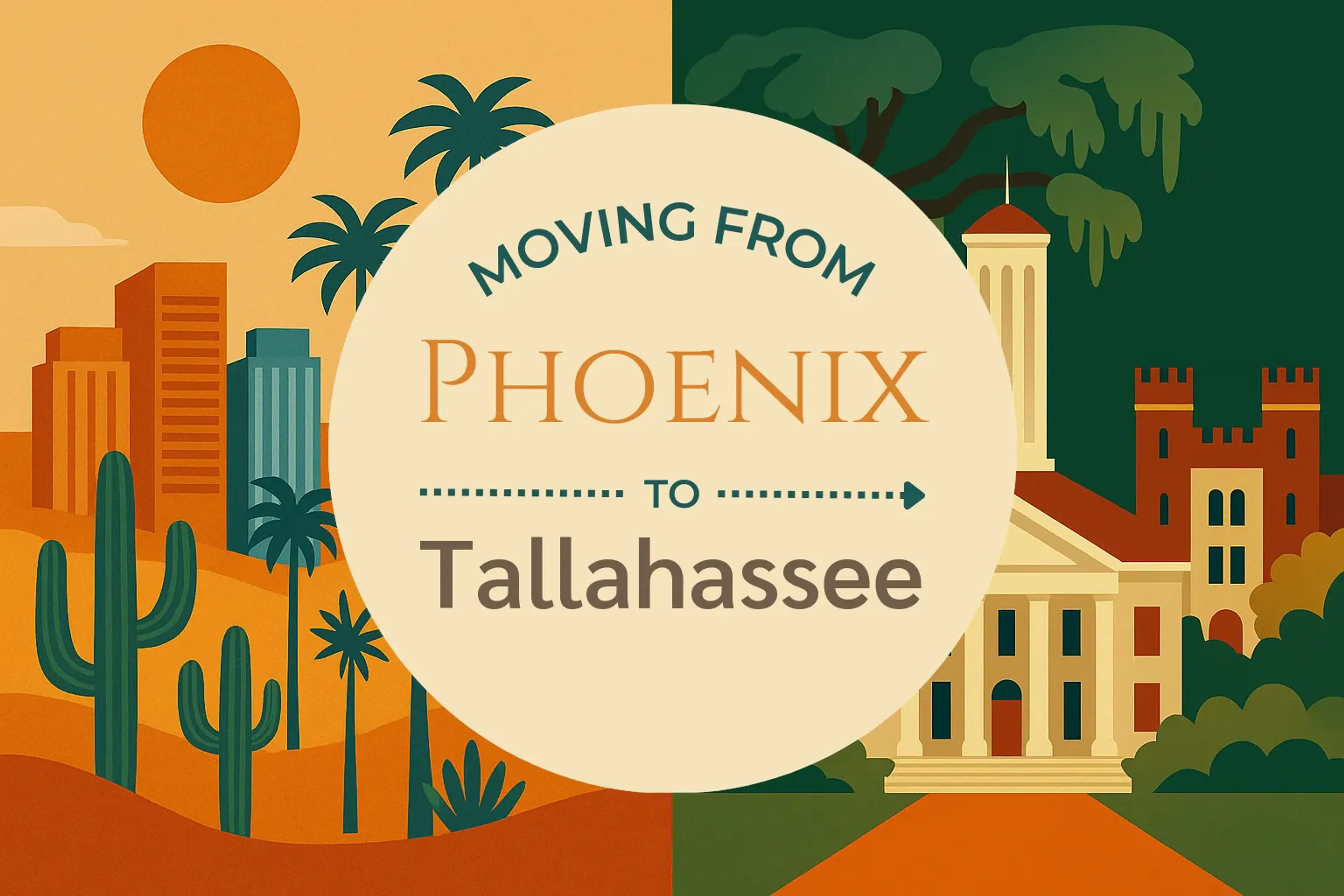 Side-by-side comparison of Phoenix to Tallahassee moving companies