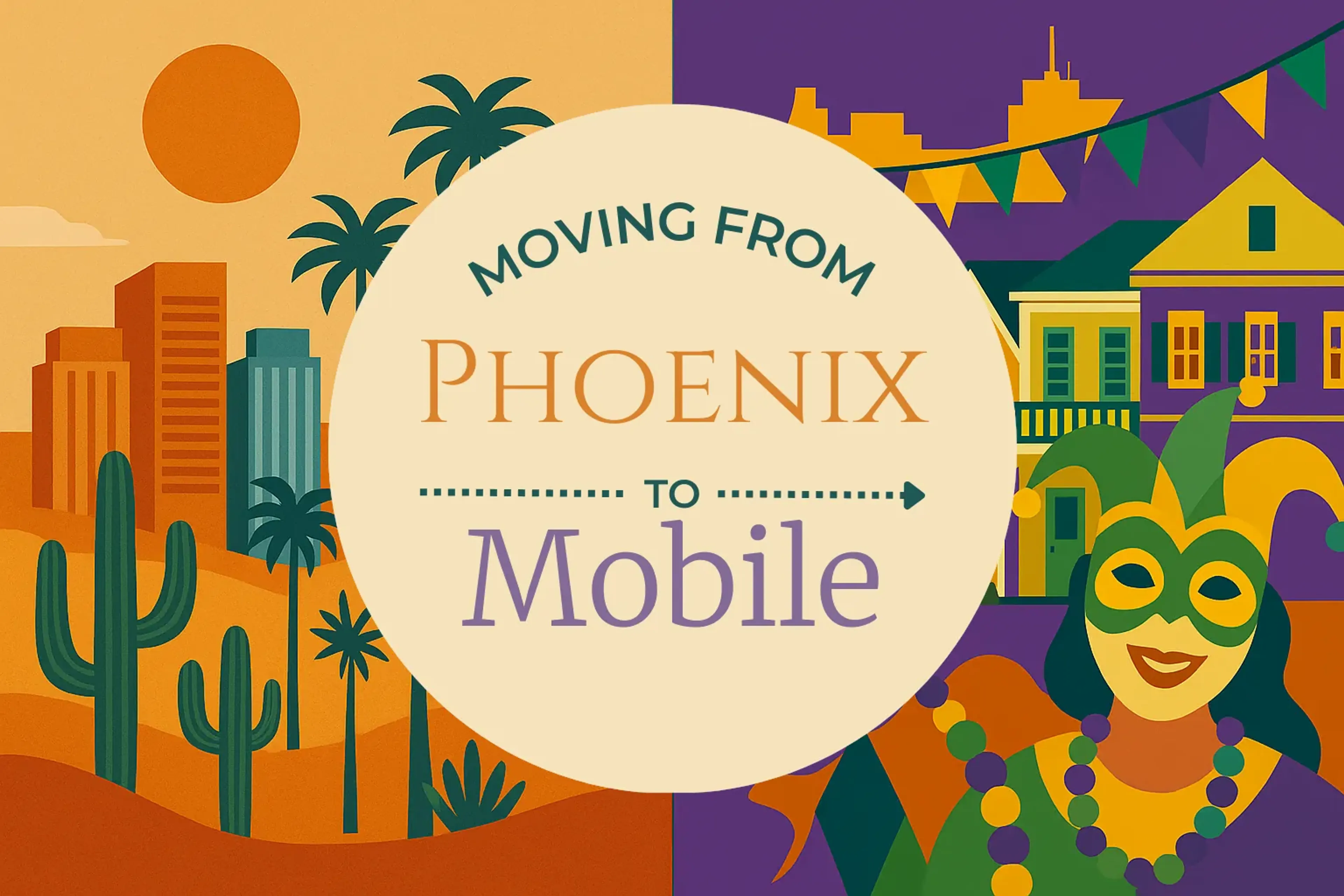 Side-by-side comparison of Phoenix to Mobile moving companies