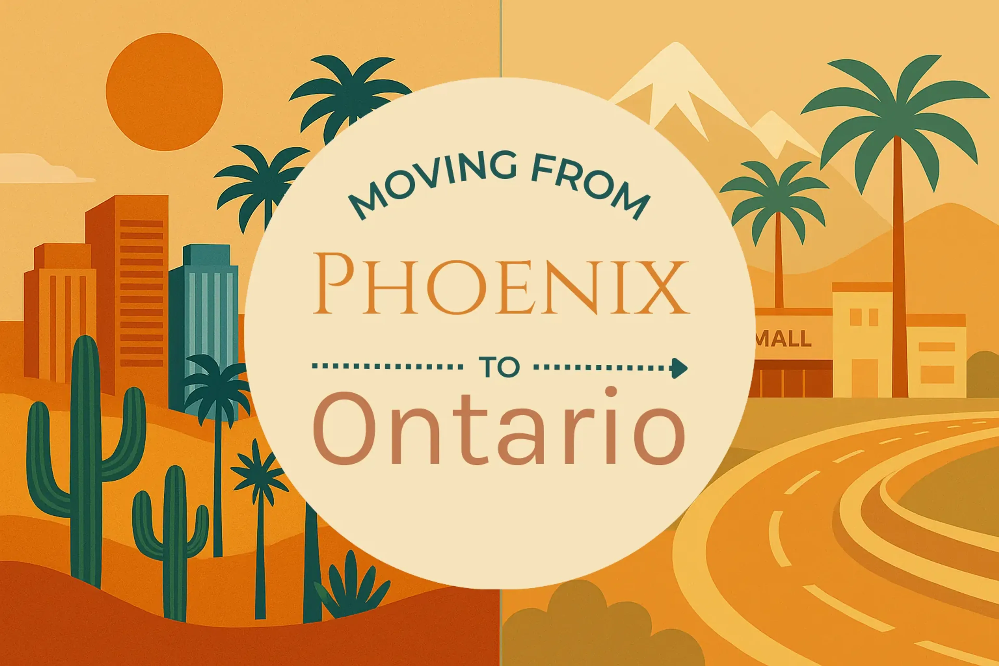 Side-by-side comparison of Phoenix to Ontario moving companies