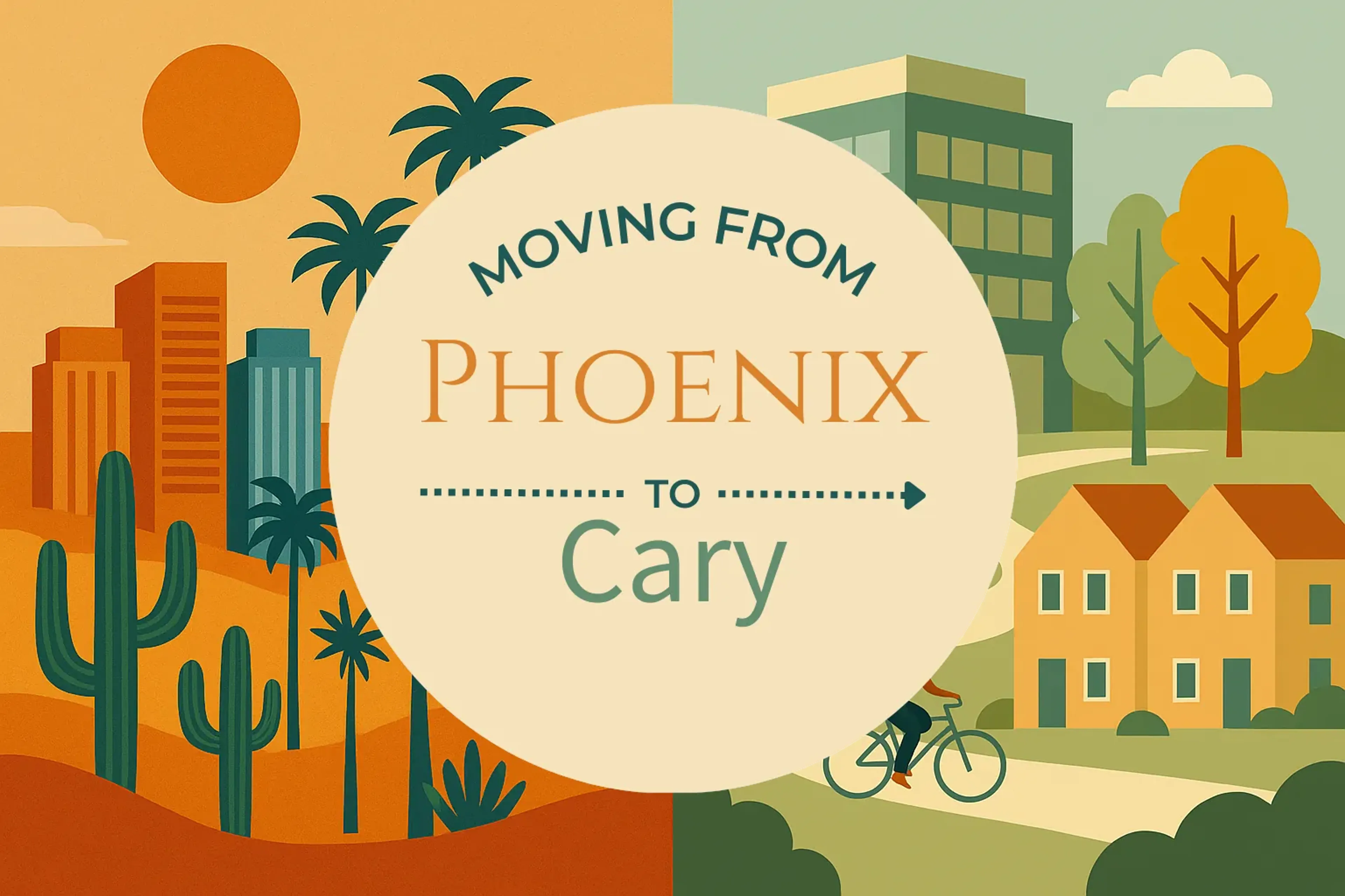 Side-by-side comparison of Phoenix to Cary moving companies