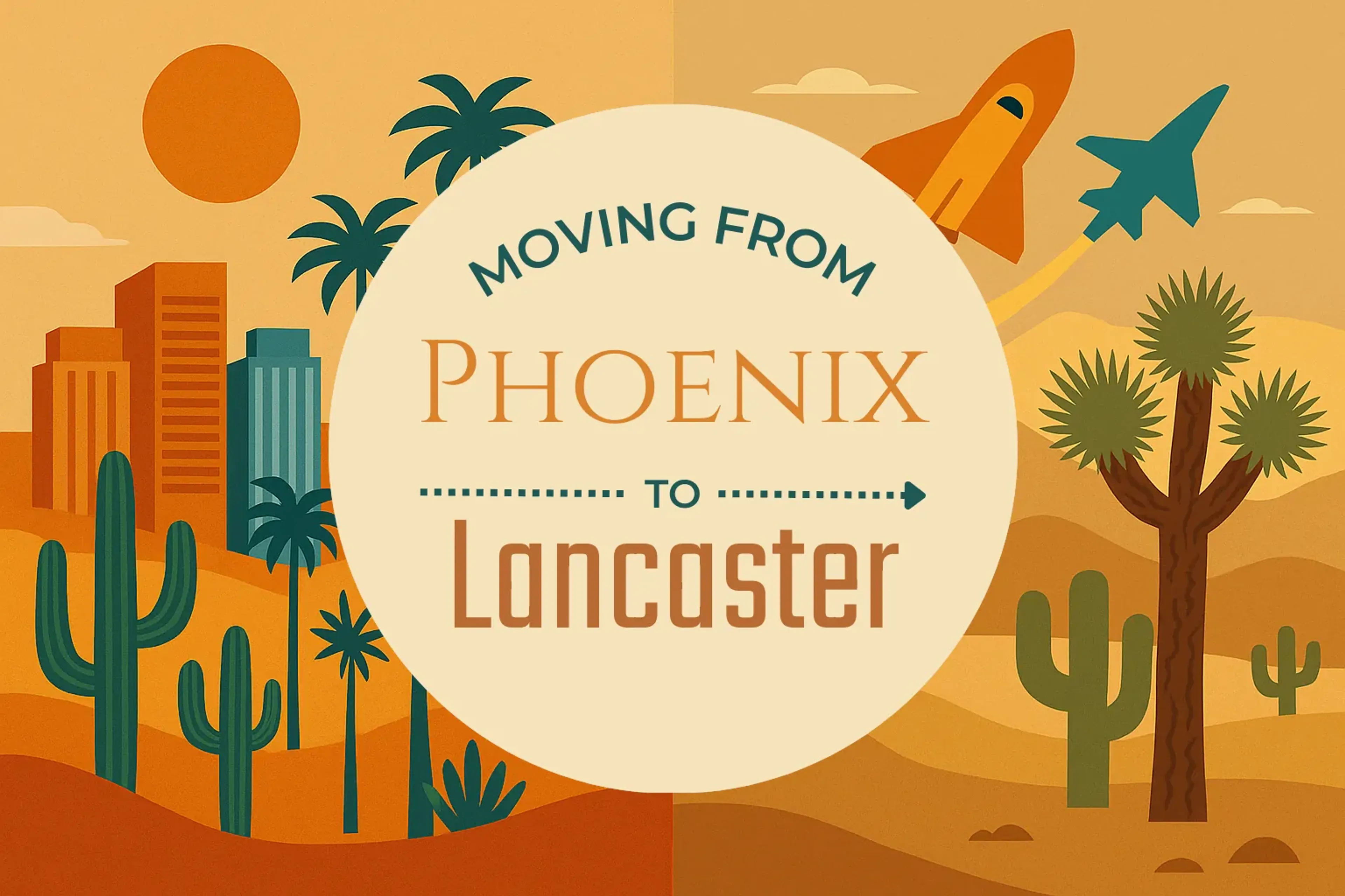 Side-by-side comparison of Phoenix to Lancaster moving companies