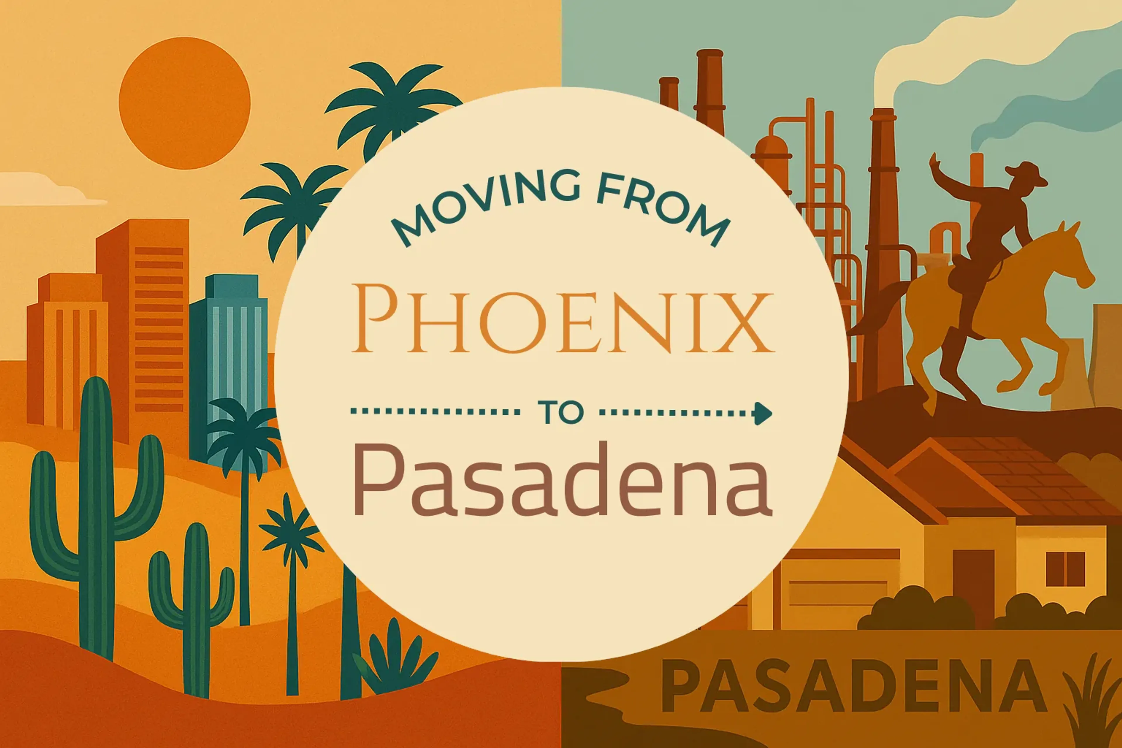 Side-by-side comparison of Phoenix to Pasadena moving companies