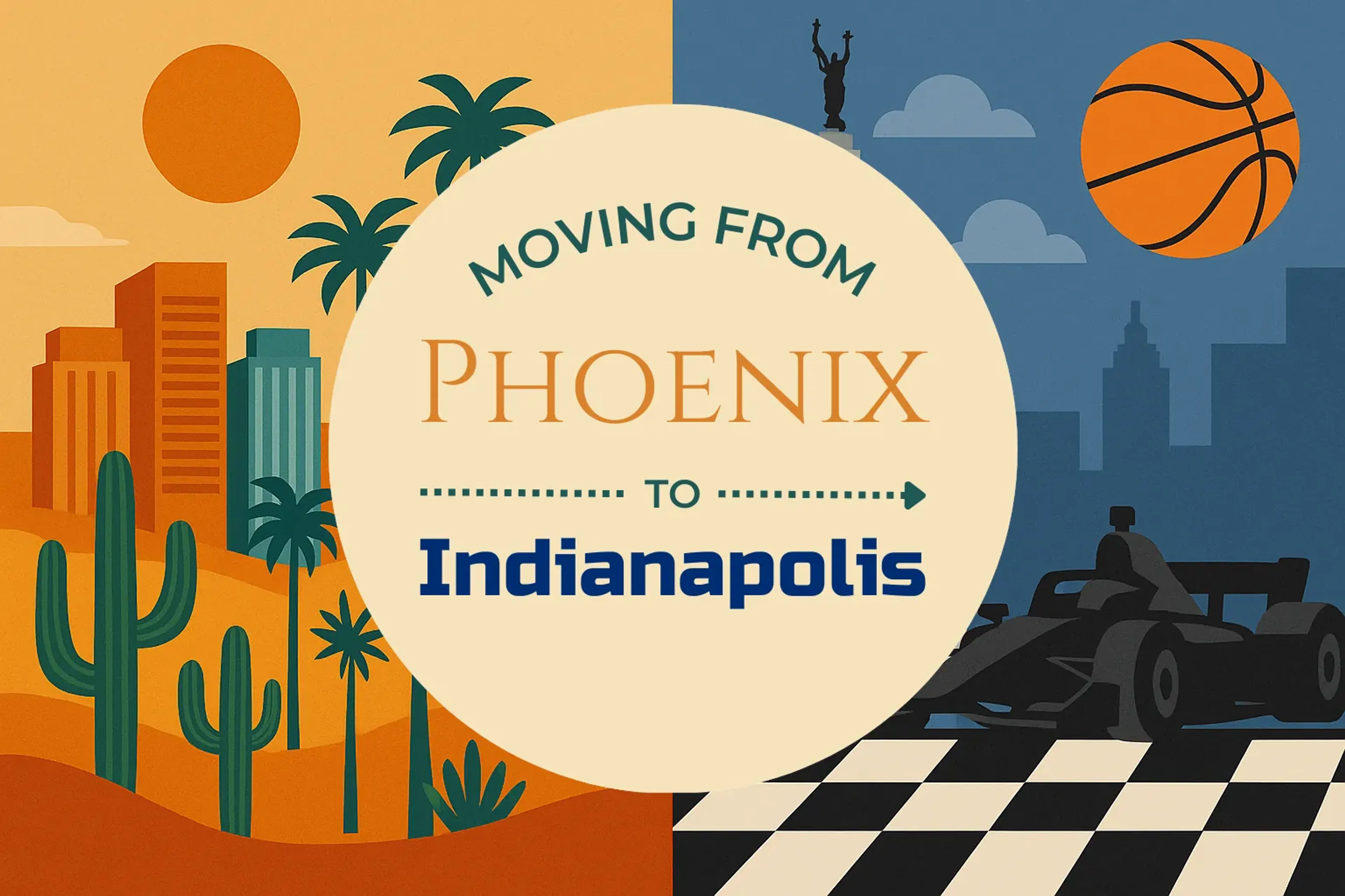 Side-by-side comparison of Phoenix to Indianapolis moving companies