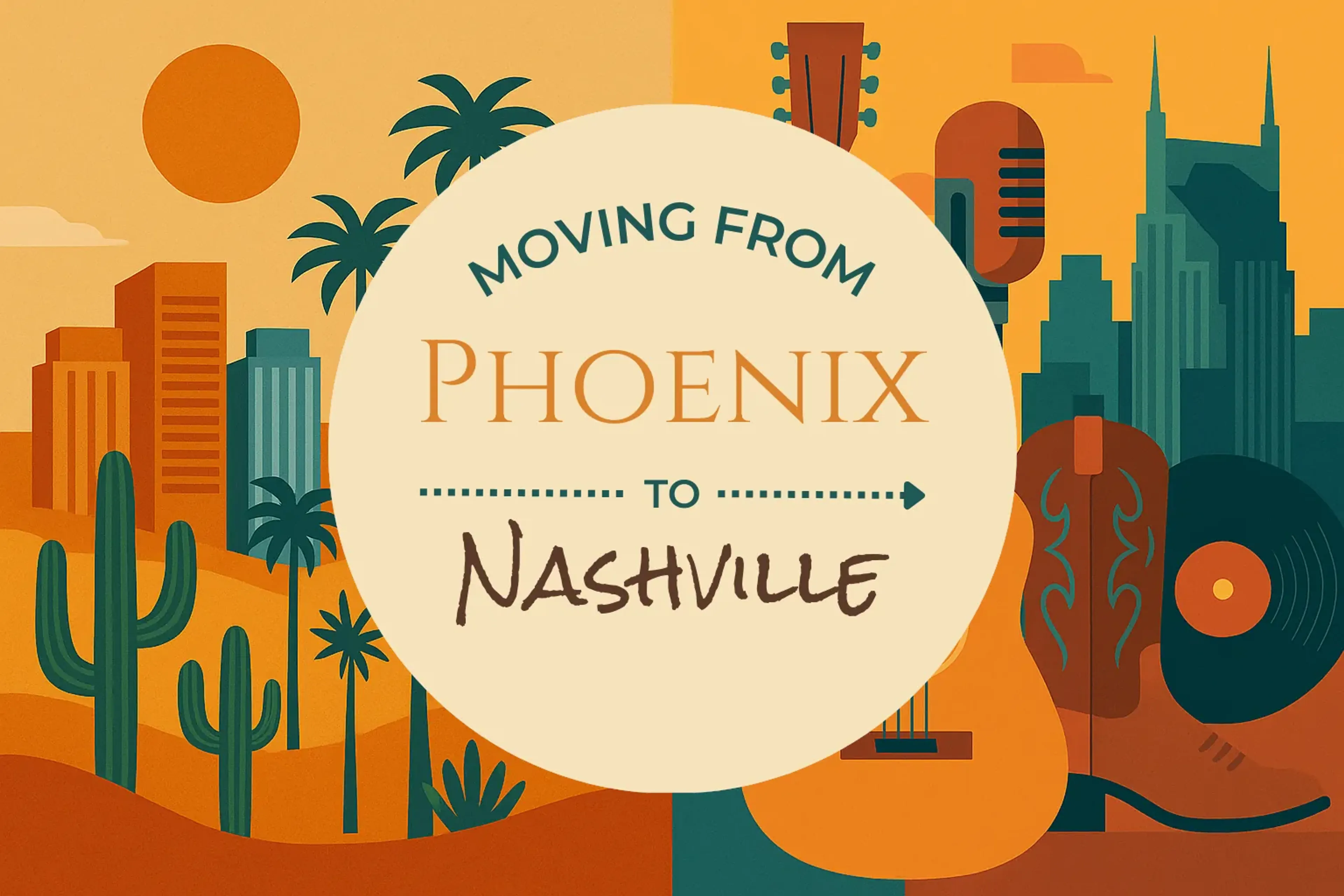 Side-by-side comparison of Phoenix to Nashville moving companies