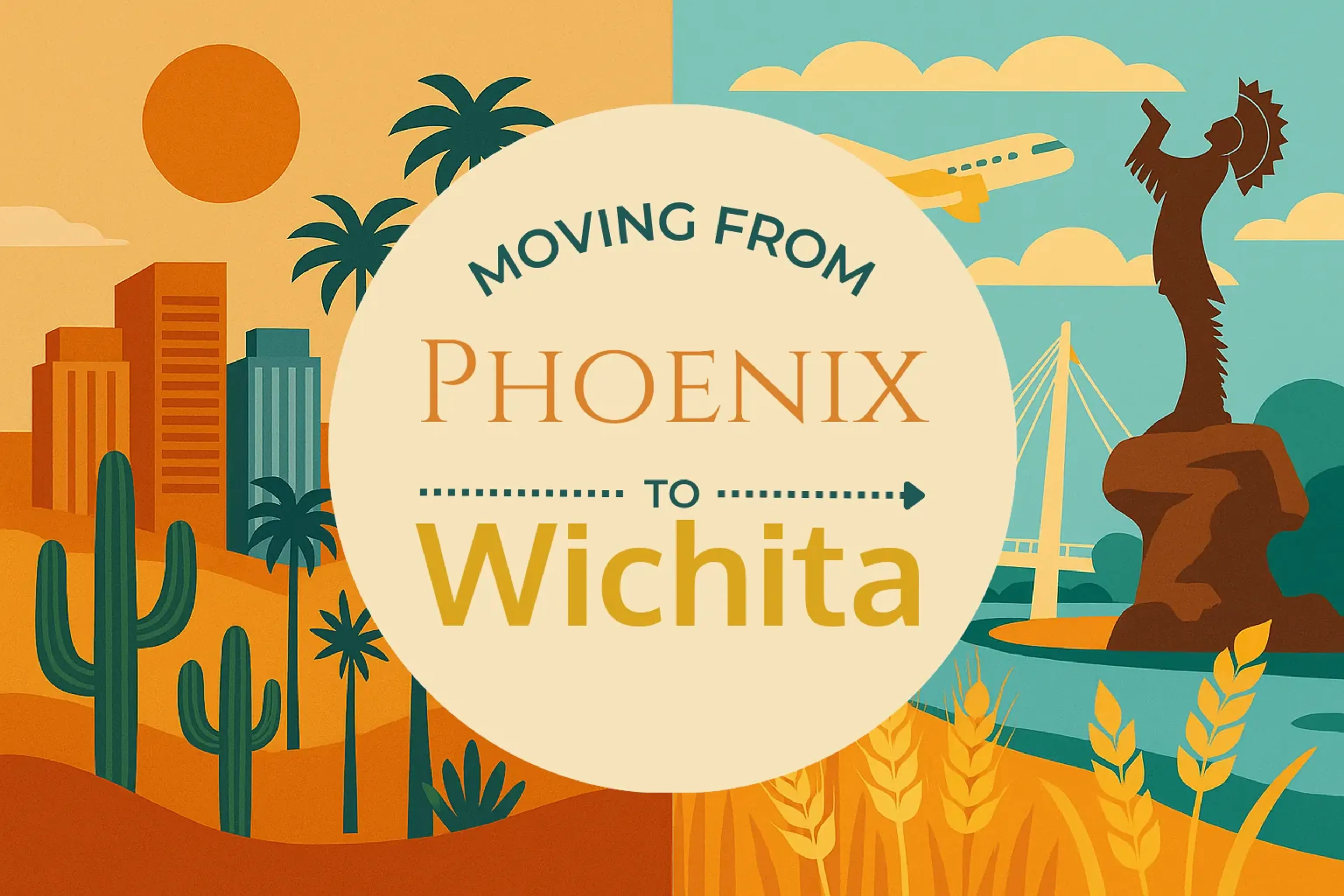 Side-by-side comparison of Phoenix to Wichita moving companies
