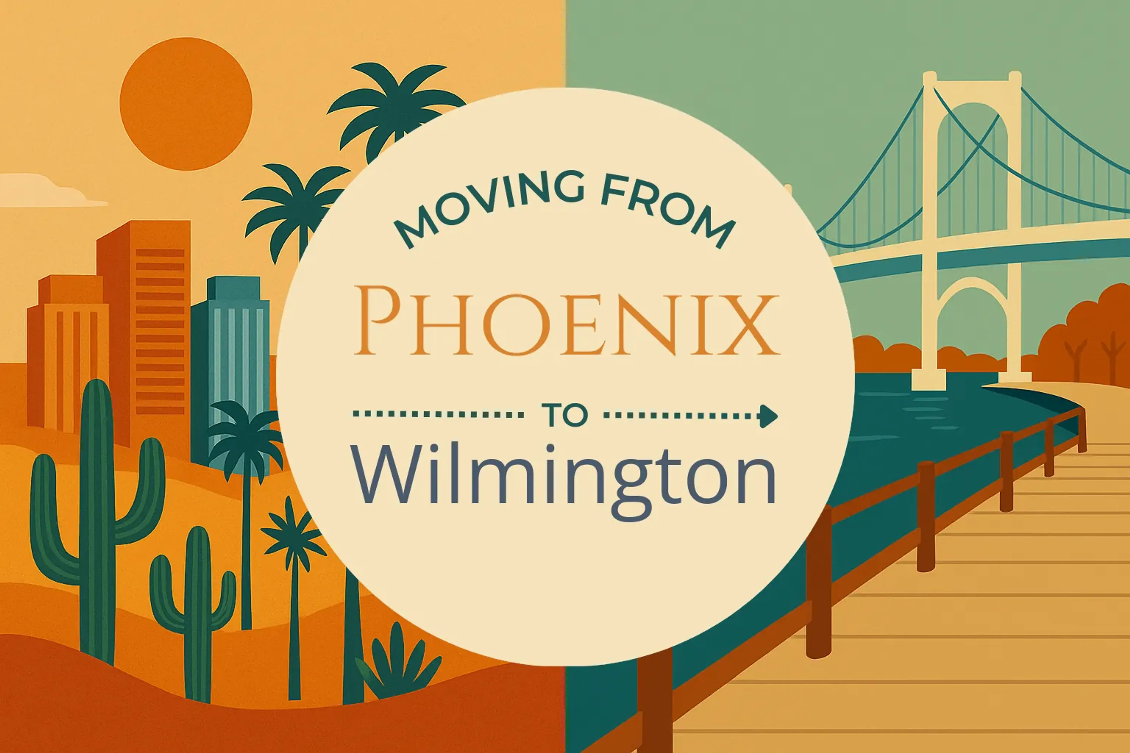 Side-by-side comparison of Phoenix to Wilmington moving companies