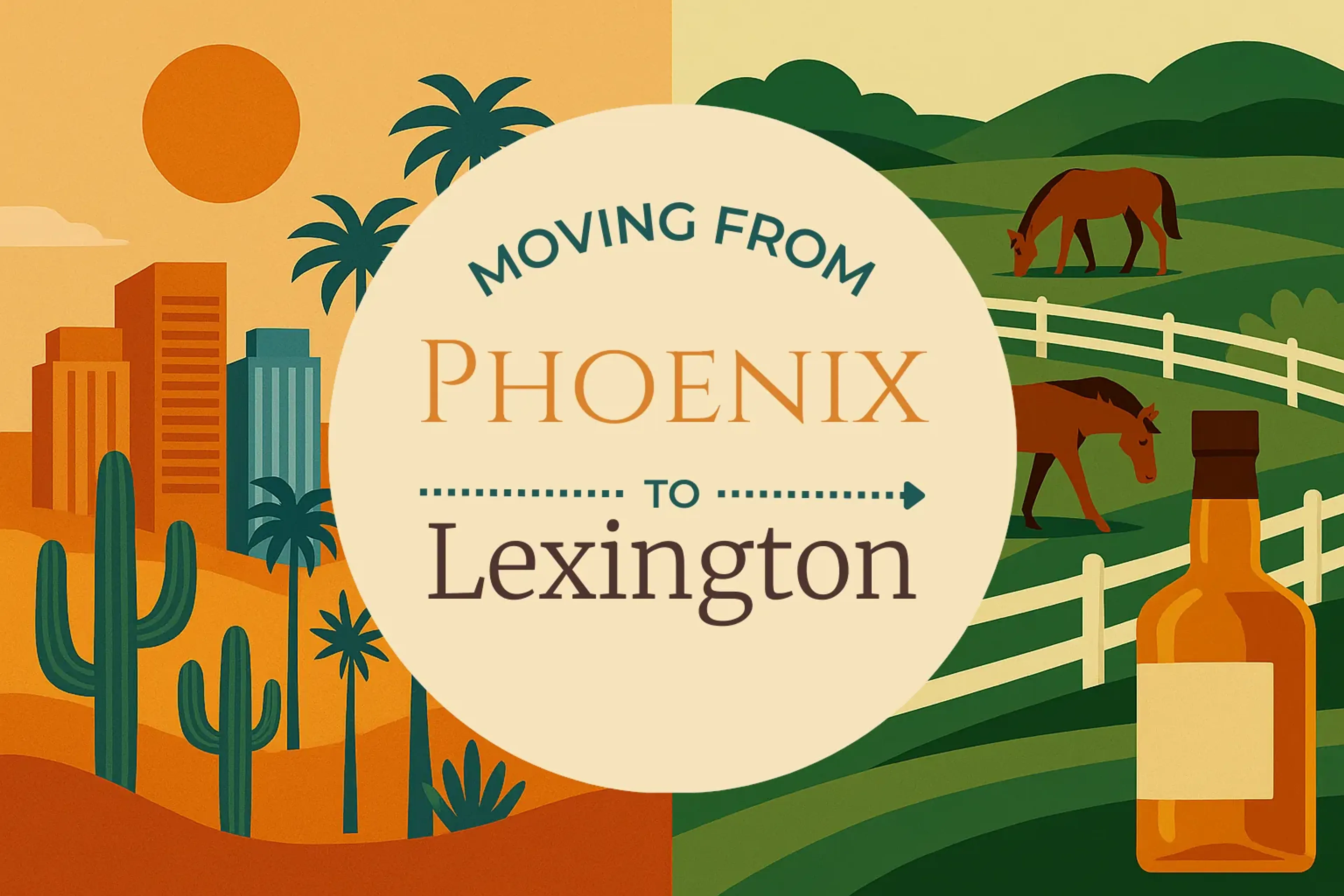 Side-by-side comparison of Phoenix to Lexington moving companies