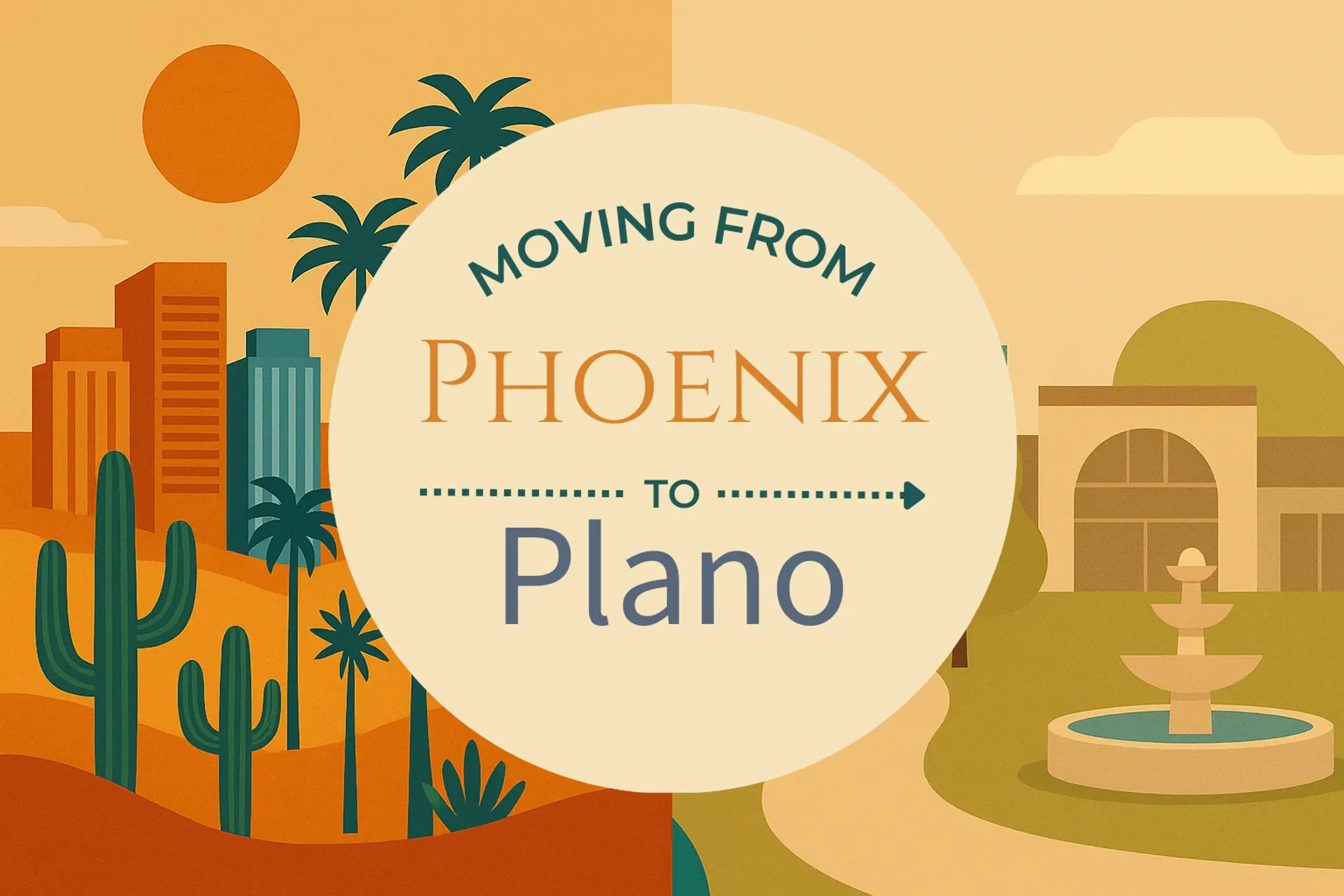 Side-by-side comparison of Phoenix to Plano moving companies