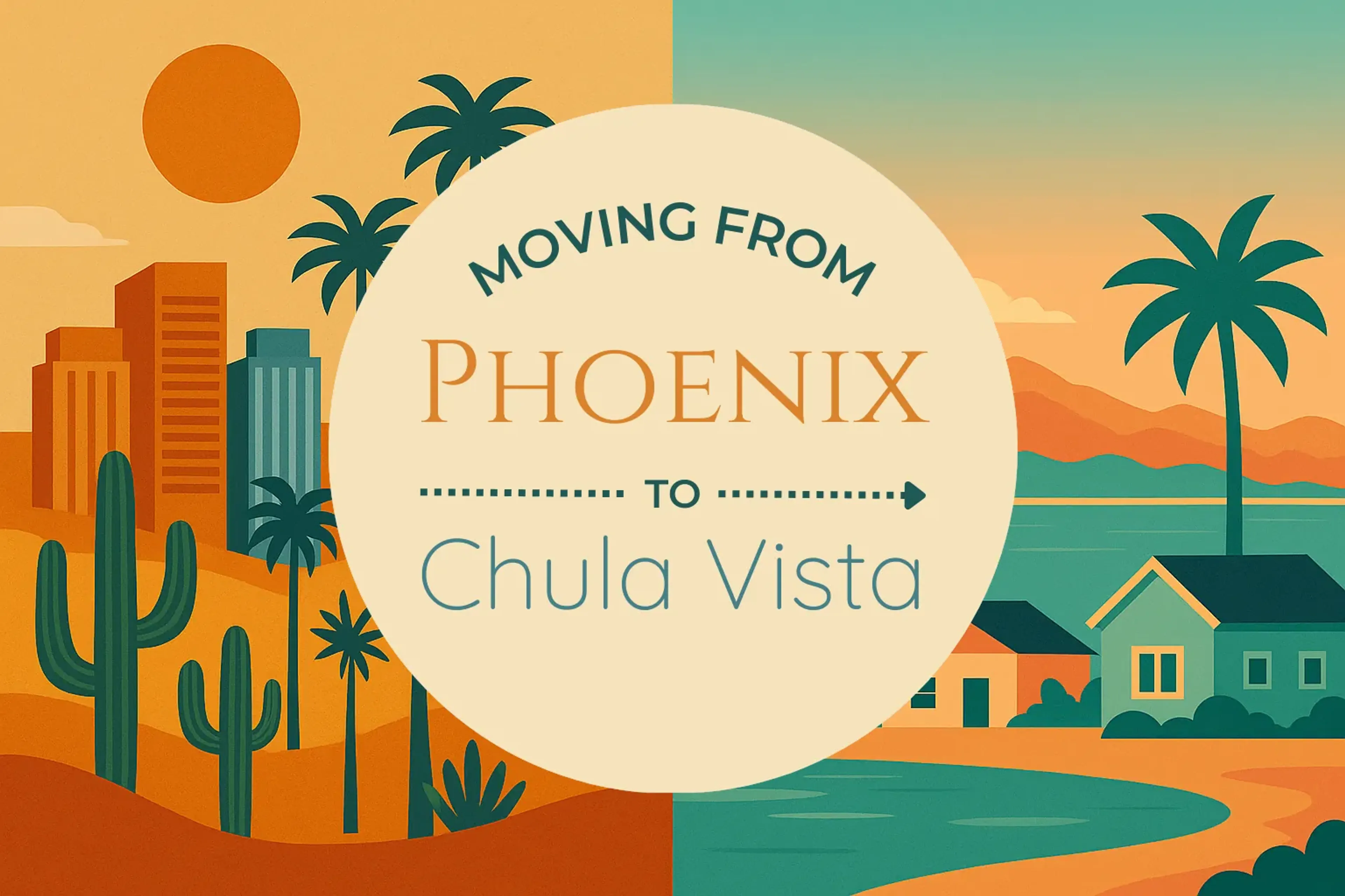 Side-by-side comparison of Phoenix to Chula Vista moving companies